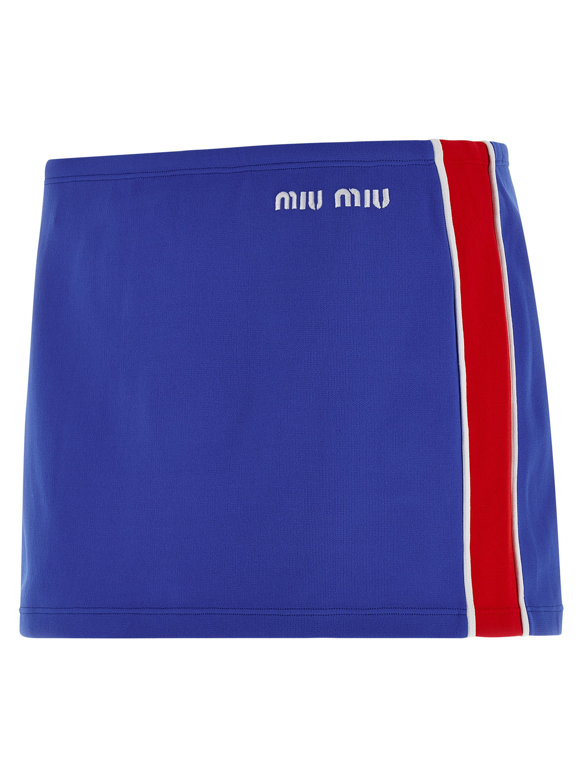 Miu Miu Women Logo Embroidery Skirt MIU MIU