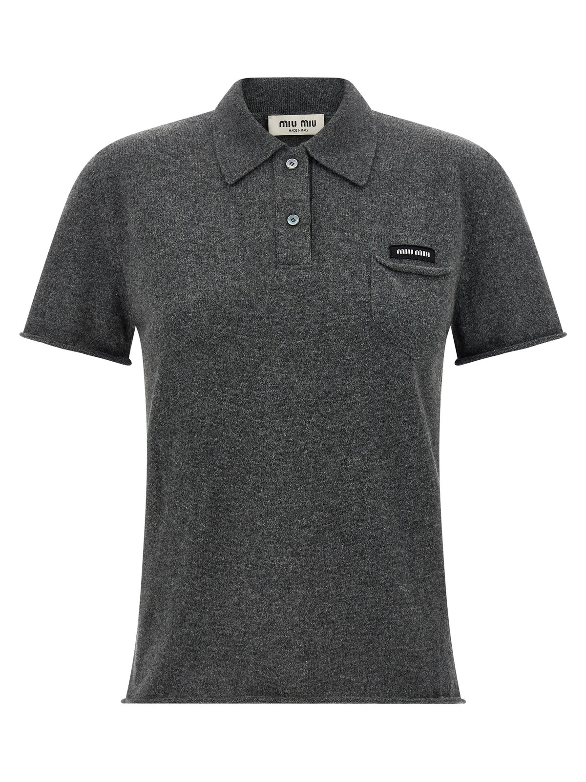 Miu Miu Women Cashmere Polo Shirt MIU MIU