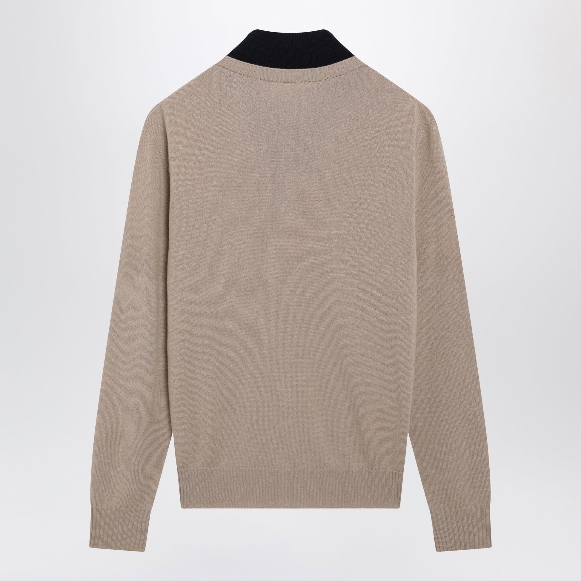 Miu Miu White And Blue Turtleneck Sweater In Cashmere Women MIU MIU