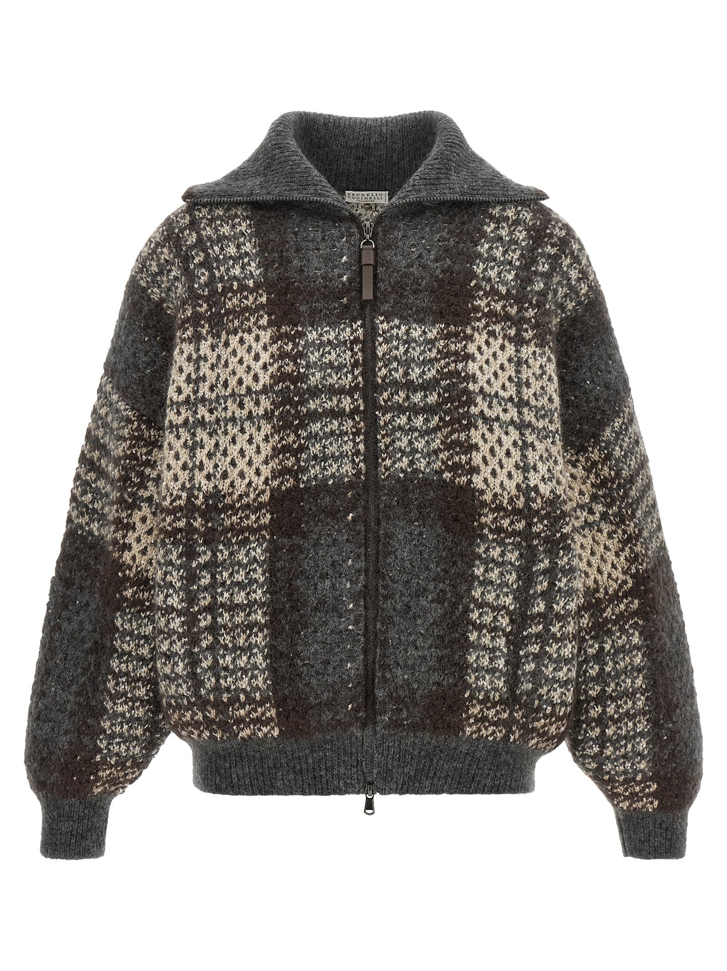 Brunello Cucinelli Women Double 'Dazzling Tartan' Cardigan BRUNELLO CUCINELLI