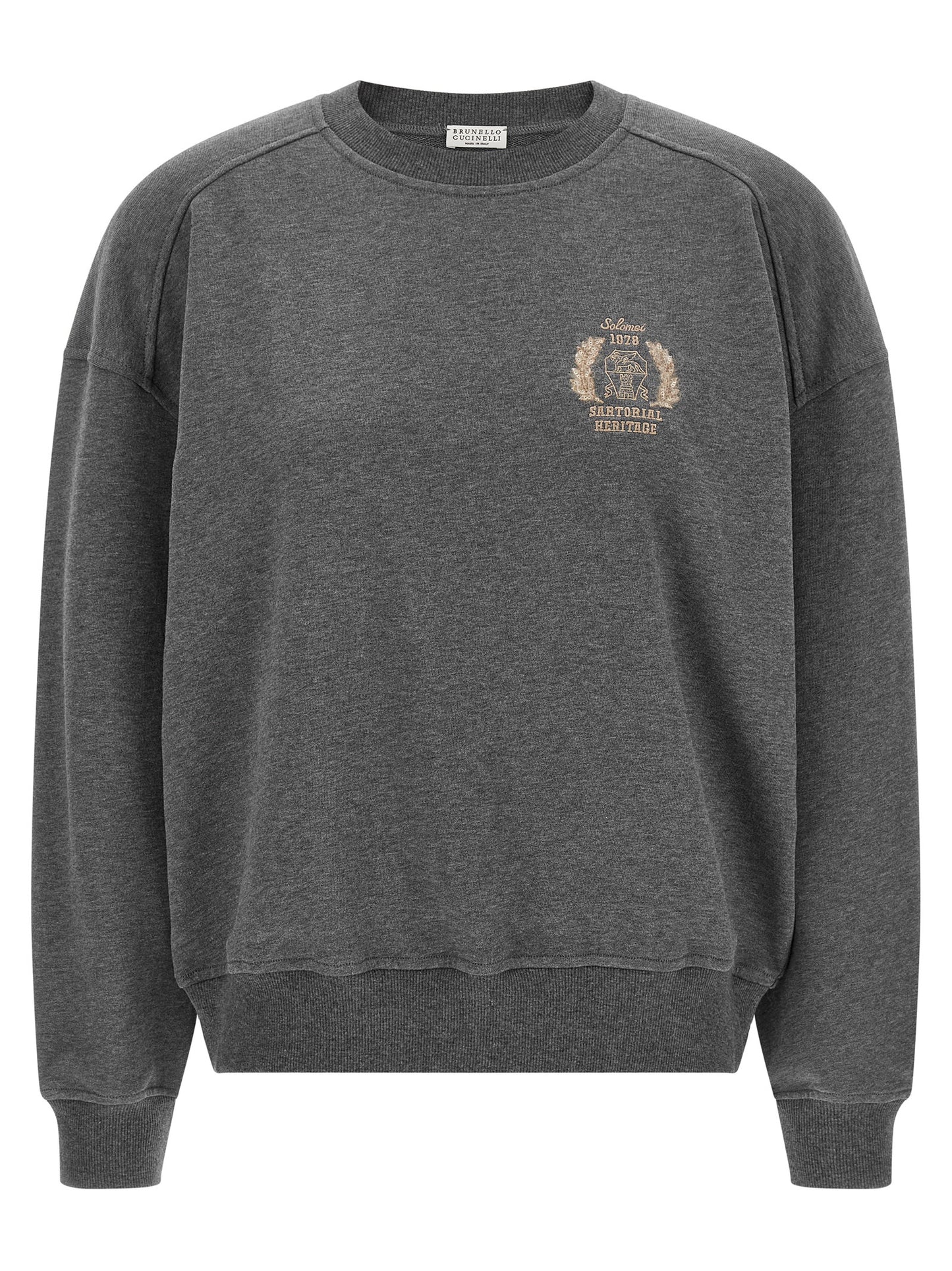 Brunello Cucinelli Women Coat Of Arms Embroidered Sweatshirt BRUNELLO CUCINELLI