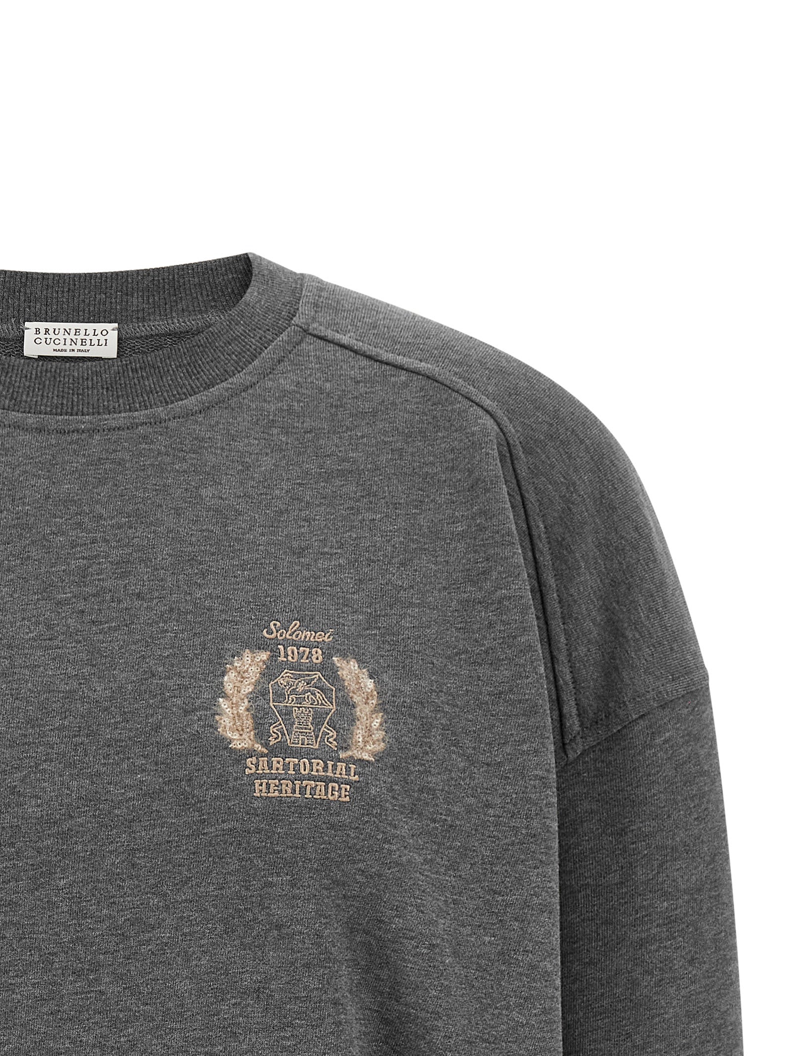 Brunello Cucinelli Women Coat Of Arms Embroidered Sweatshirt BRUNELLO CUCINELLI
