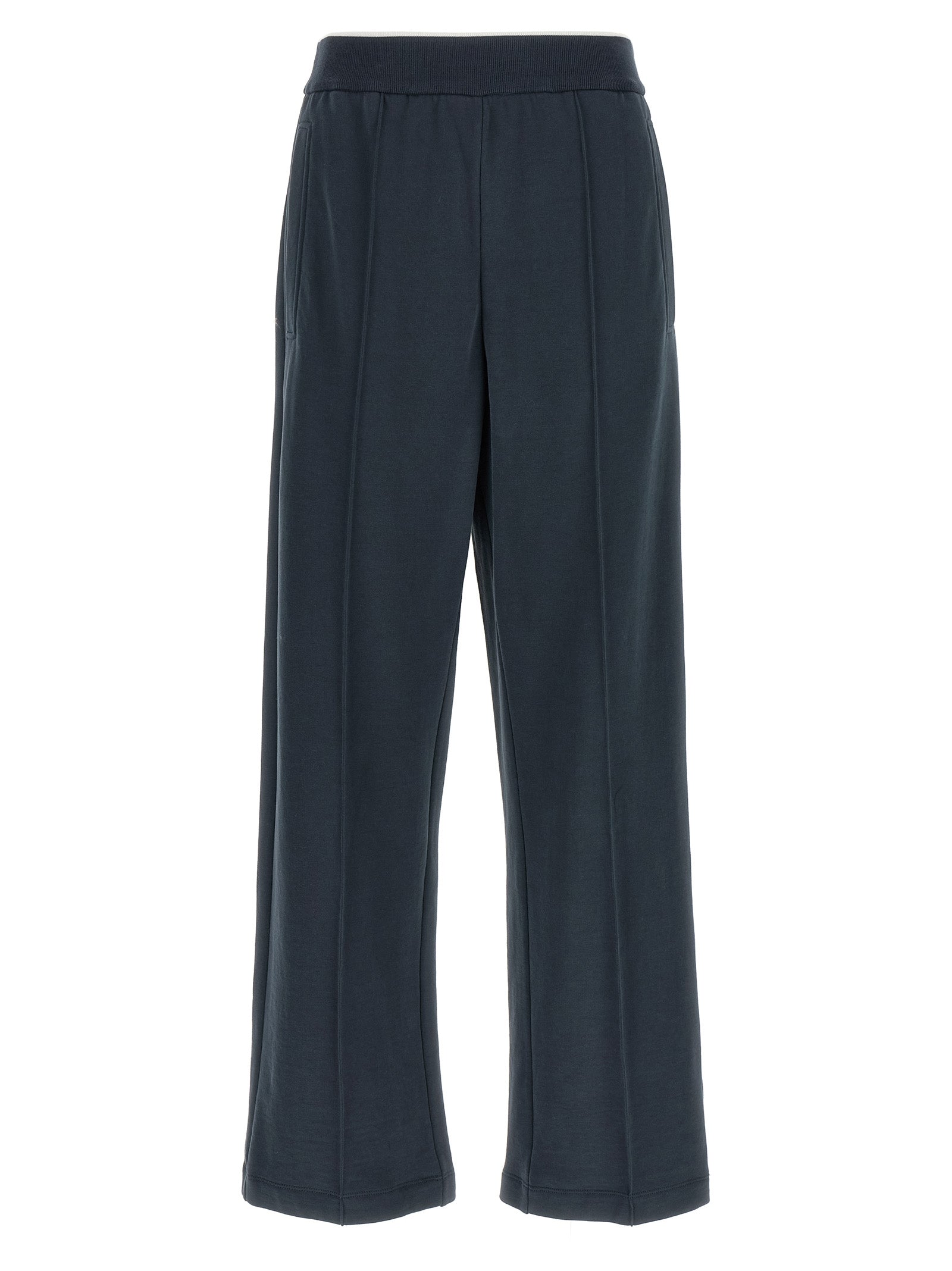 Brunello Cucinelli Women Joggers With Frontal Stitching Detail BRUNELLO CUCINELLI