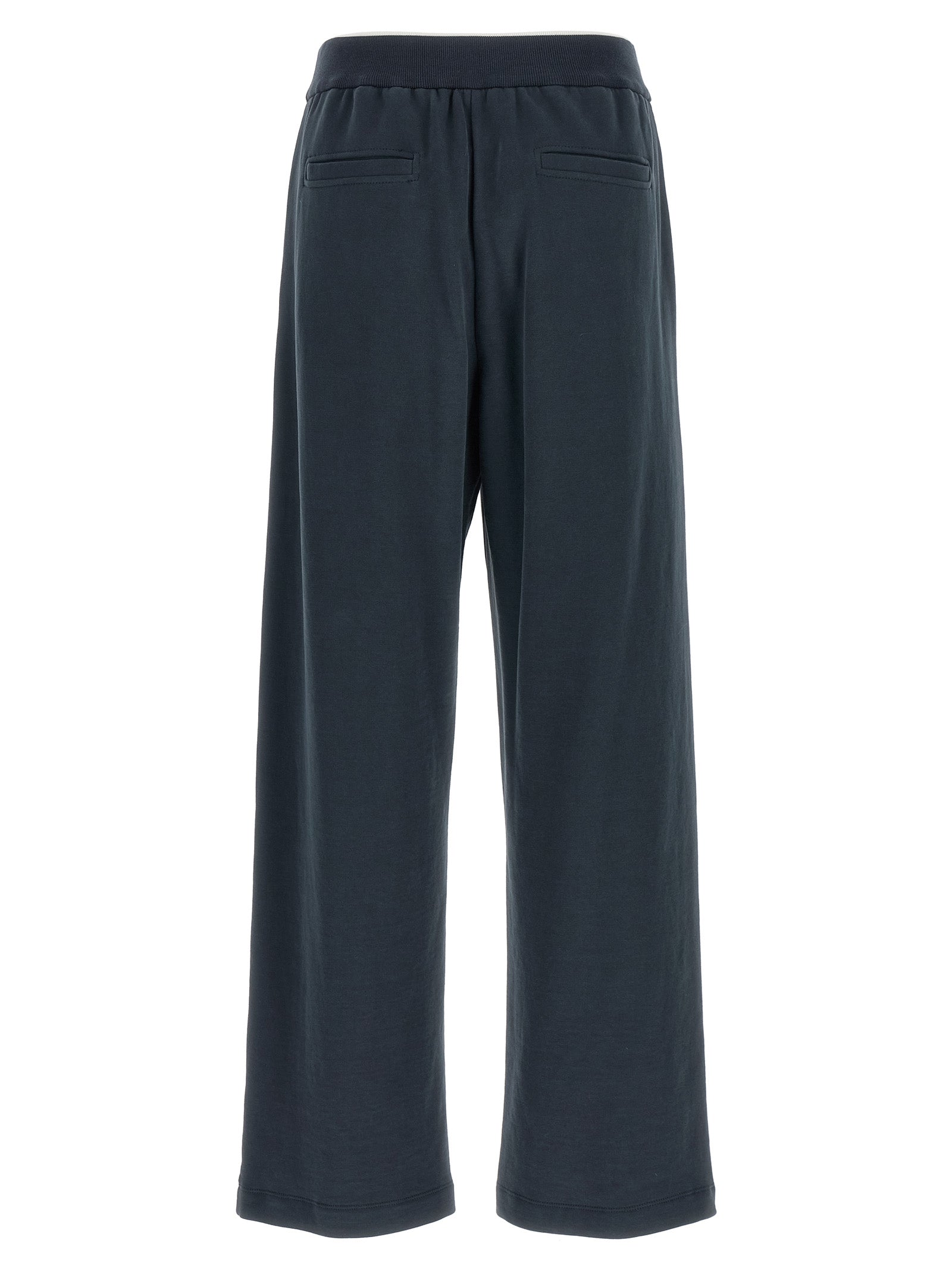 Brunello Cucinelli Women Joggers With Frontal Stitching Detail BRUNELLO CUCINELLI
