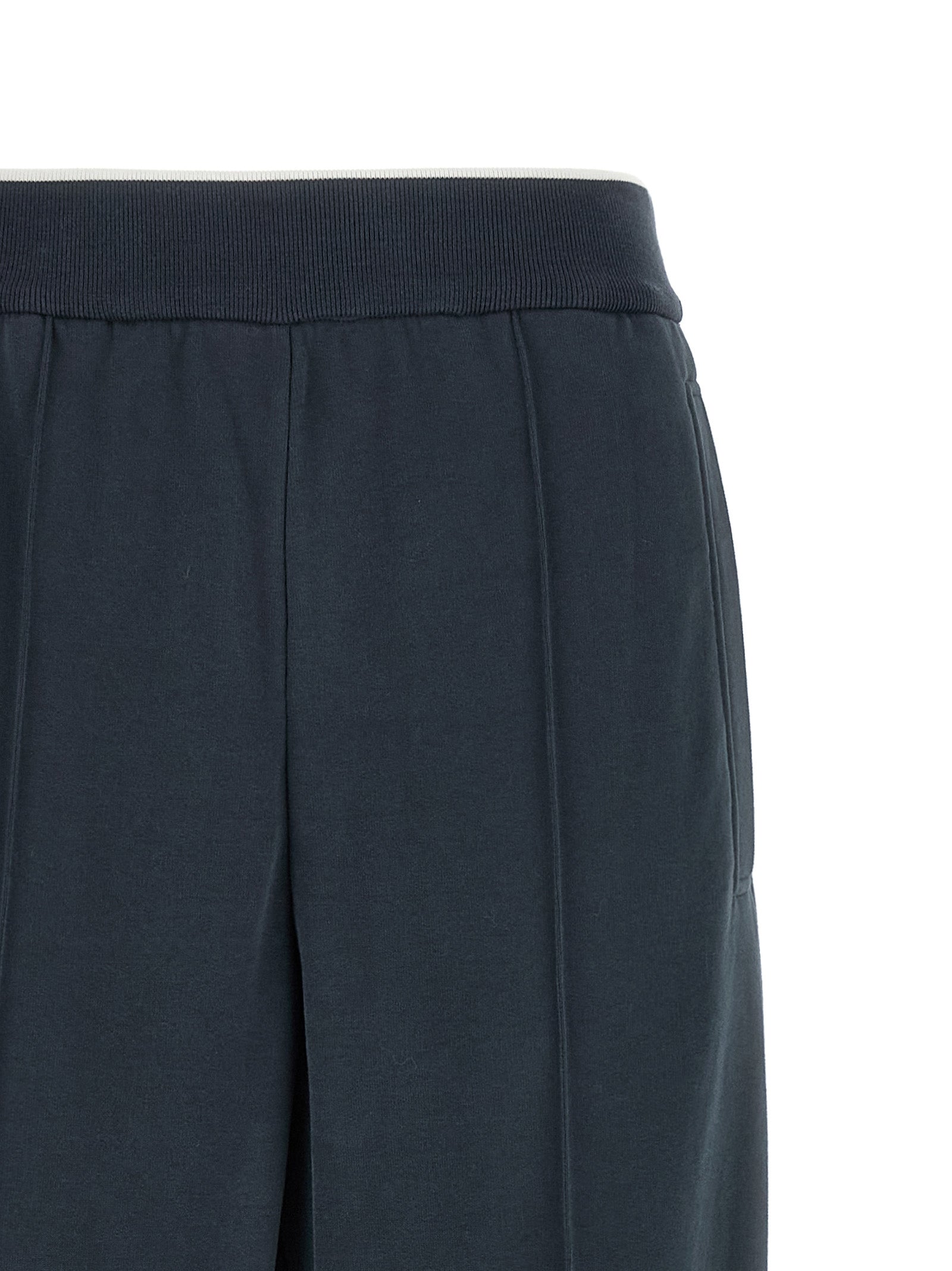 Brunello Cucinelli Women Joggers With Frontal Stitching Detail BRUNELLO CUCINELLI
