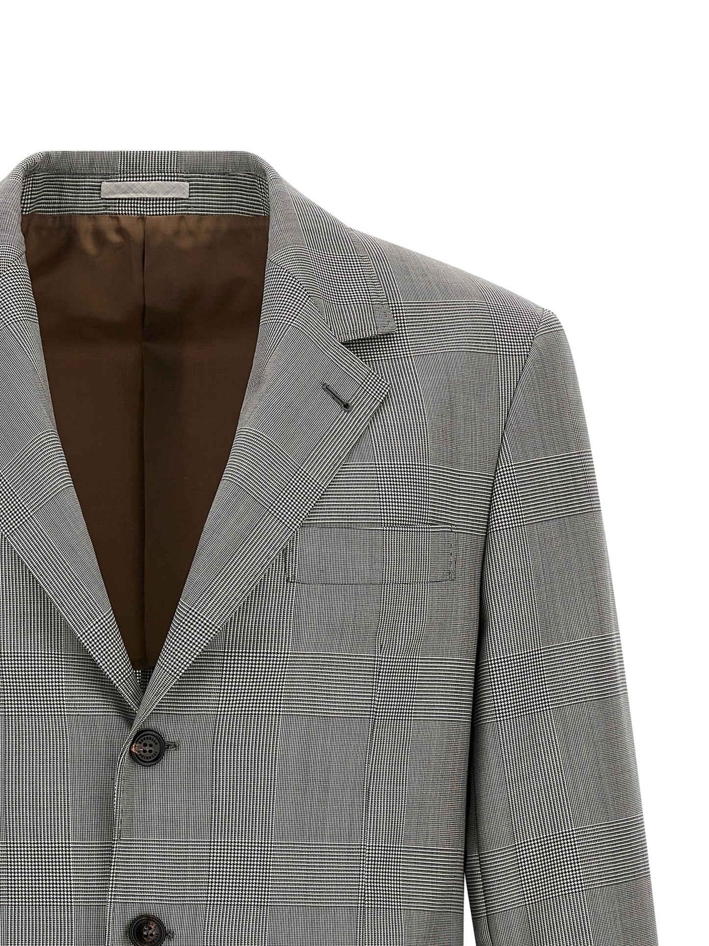 Brunello Cucinelli Men Prince Of Wales Blazer BRUNELLO CUCINELLI
