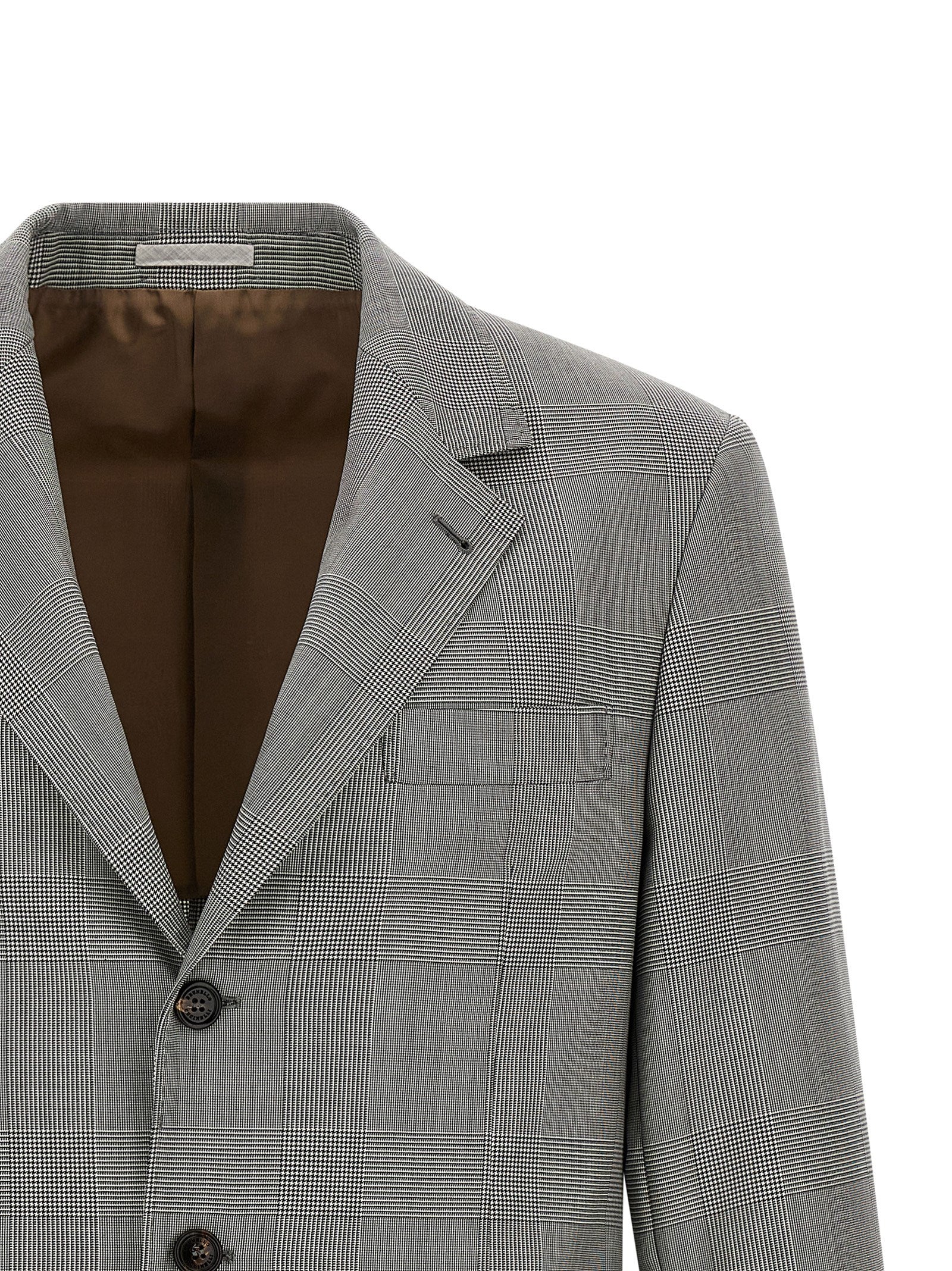 Brunello Cucinelli Men Prince Of Wales Blazer BRUNELLO CUCINELLI