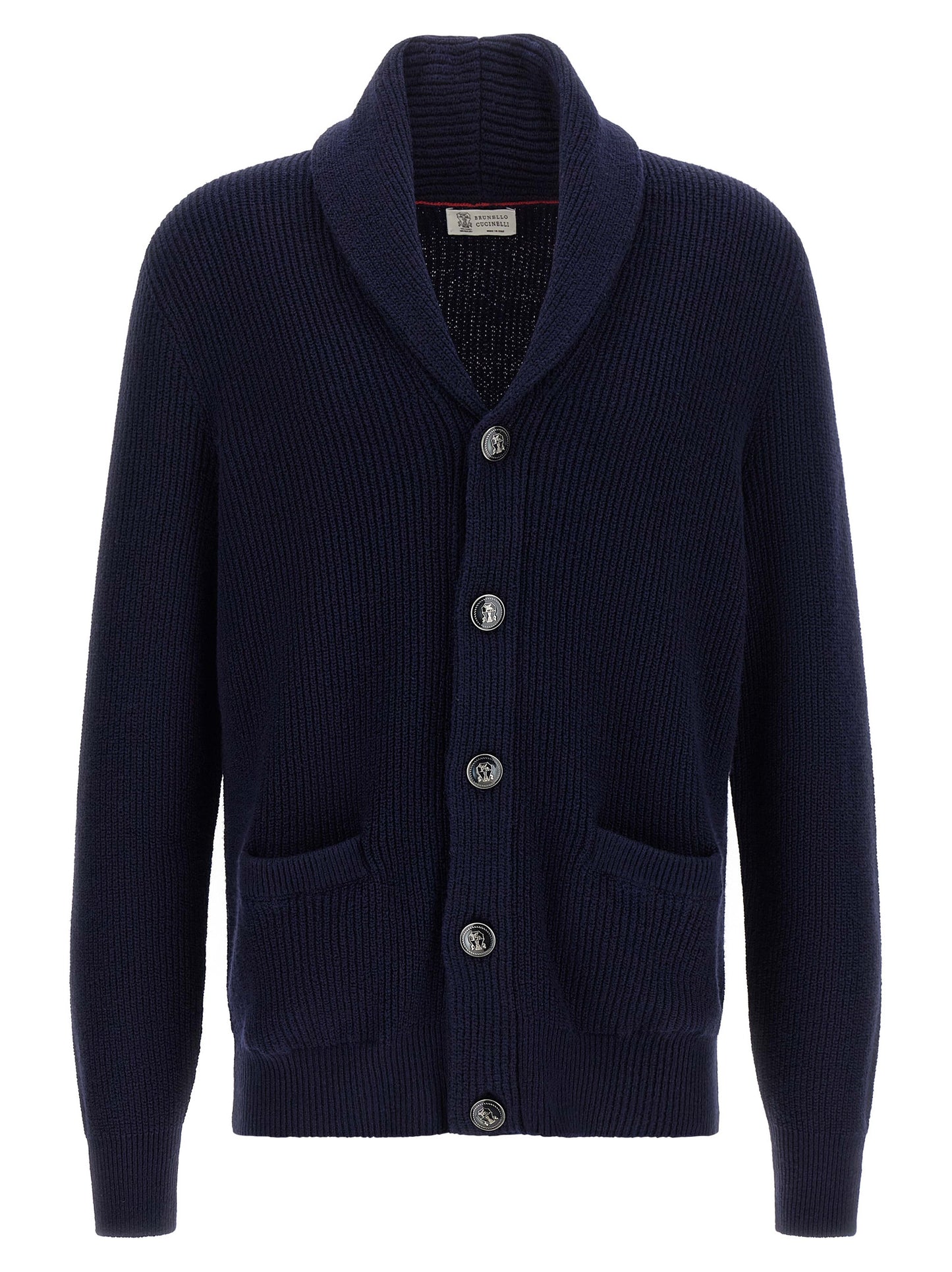 Brunello Cucinelli Men Malfilé Cotton Cardigan BRUNELLO CUCINELLI