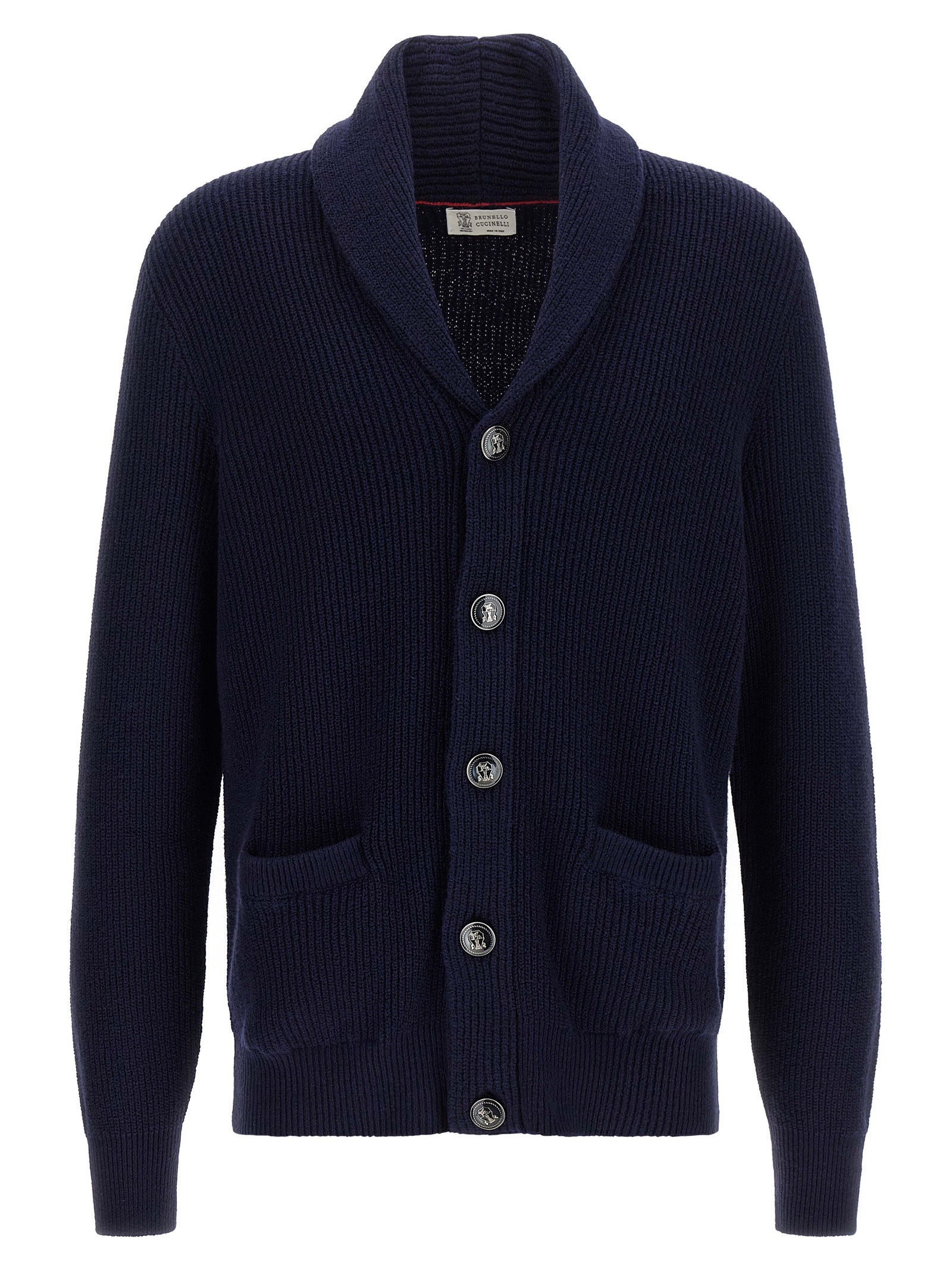 Brunello Cucinelli Men Malfilé Cotton Cardigan BRUNELLO CUCINELLI