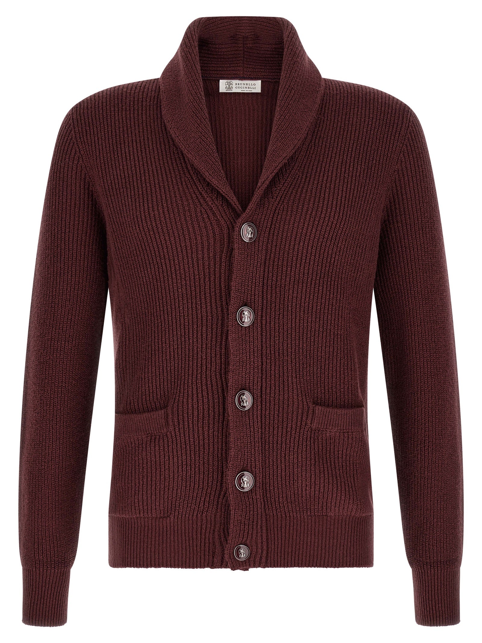Brunello Cucinelli Men Malfilé Cotton Cardigan BRUNELLO CUCINELLI