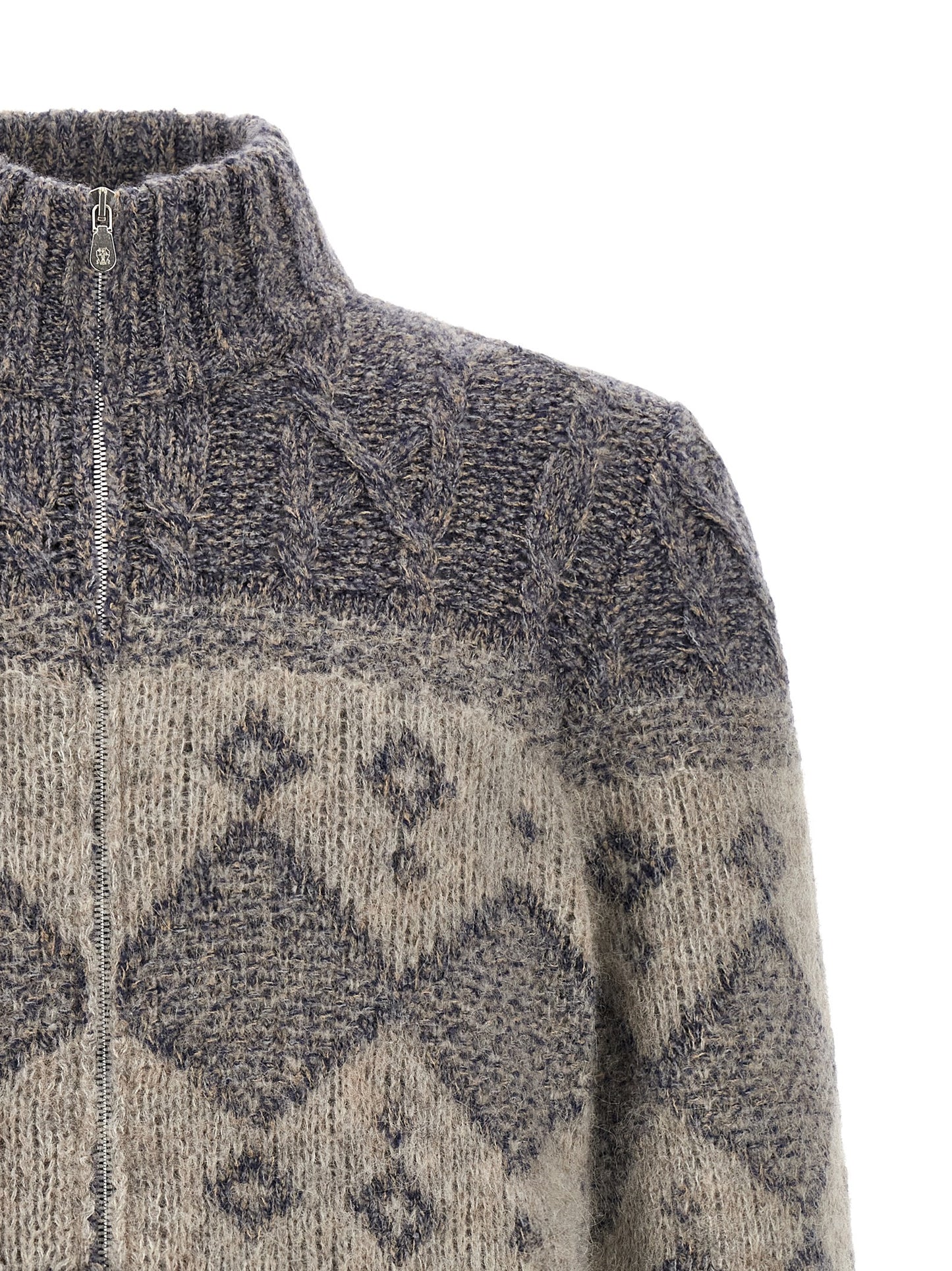 Brunello Cucinelli Men Chiné Yarn Cardigan BRUNELLO CUCINELLI