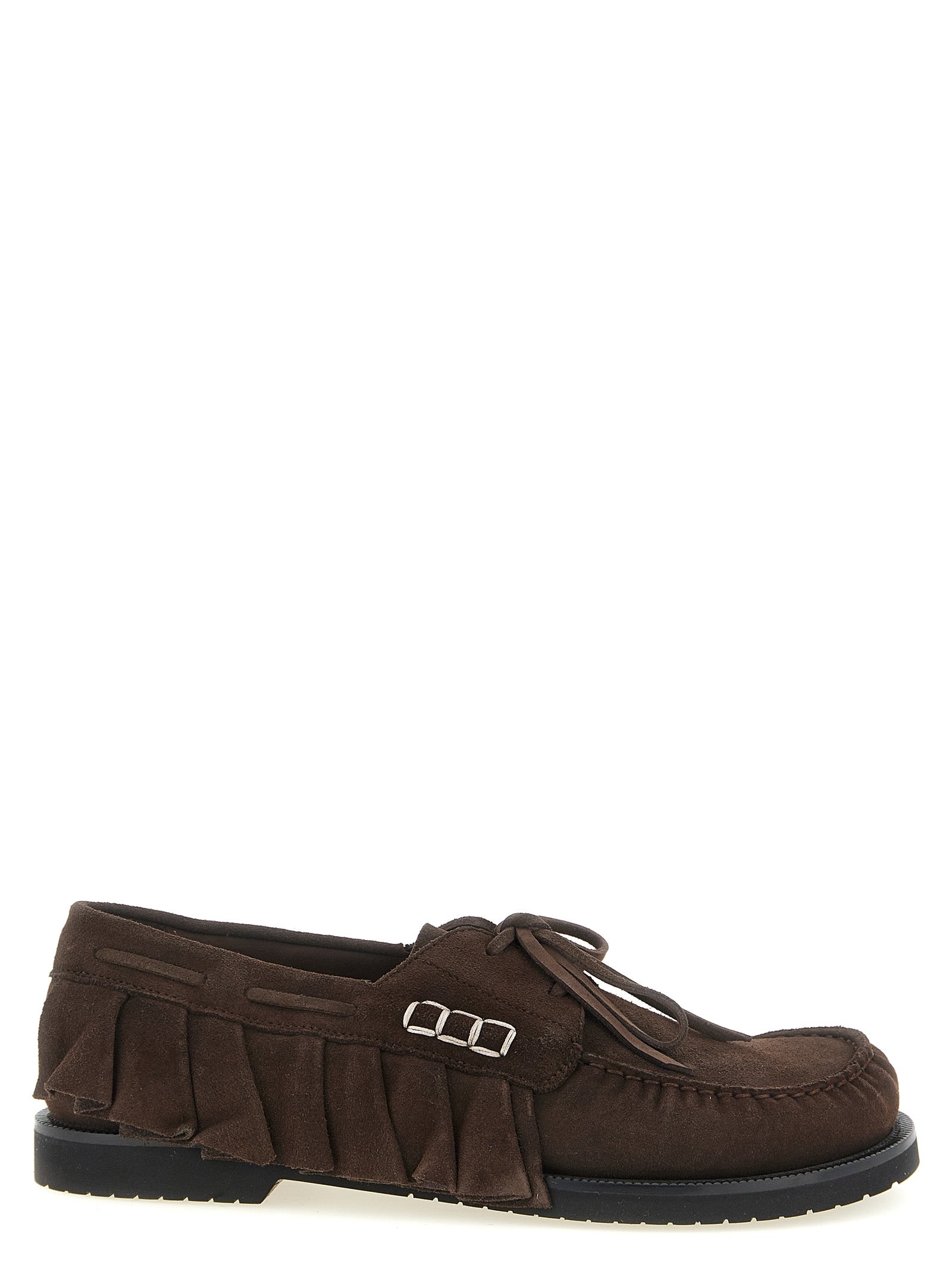 J.W.Anderson Men Suede Volant Boat Shoe J.W. ANDERSON
