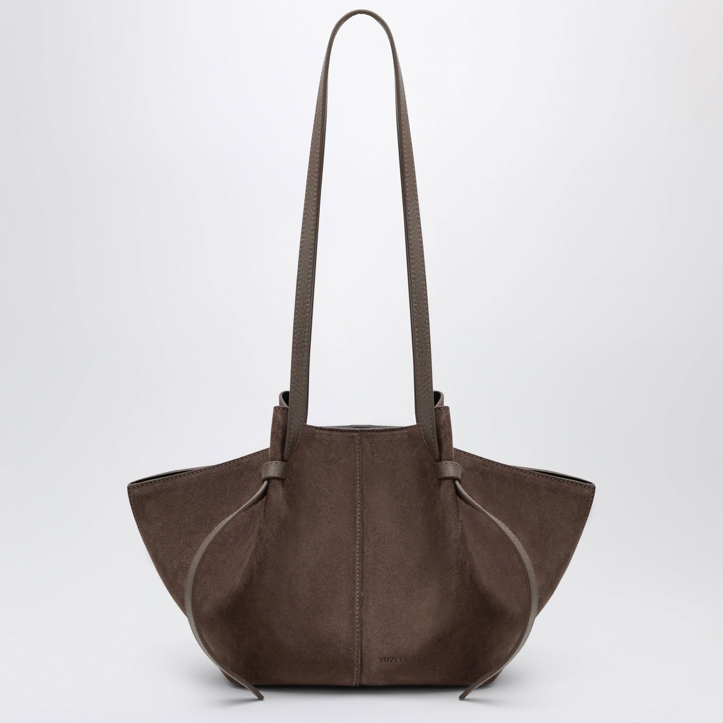 Yuzefi Mochi Bag In Nutmeg Suede Leather Women YUZEFI