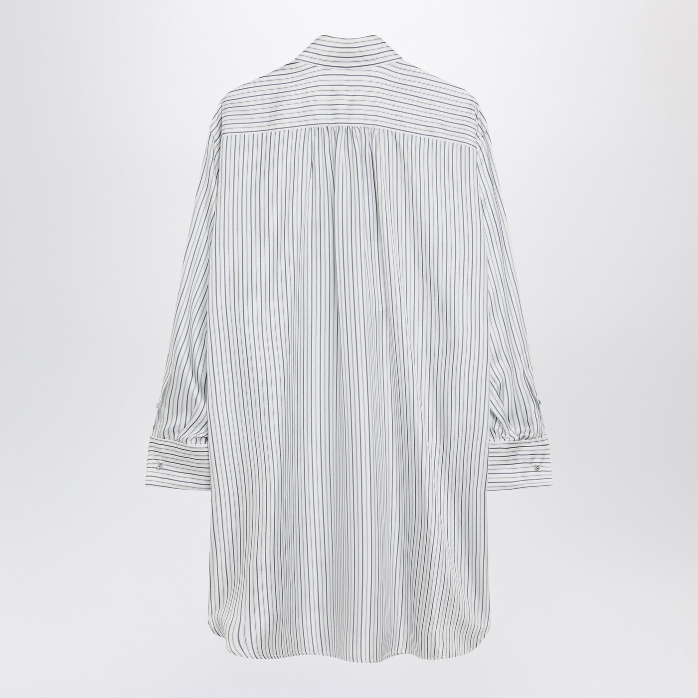 Max Mara Oversized Striped Silk Shirt Women MAX MARA
