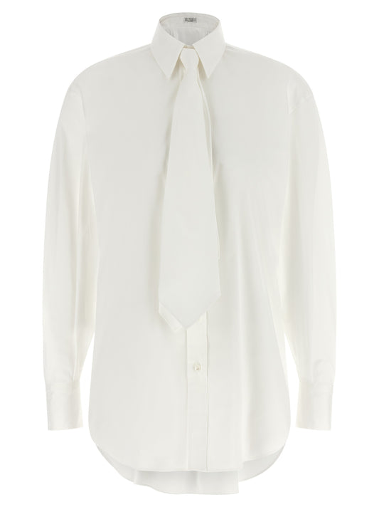 Brunello Cucinelli Women Shirt With Tie