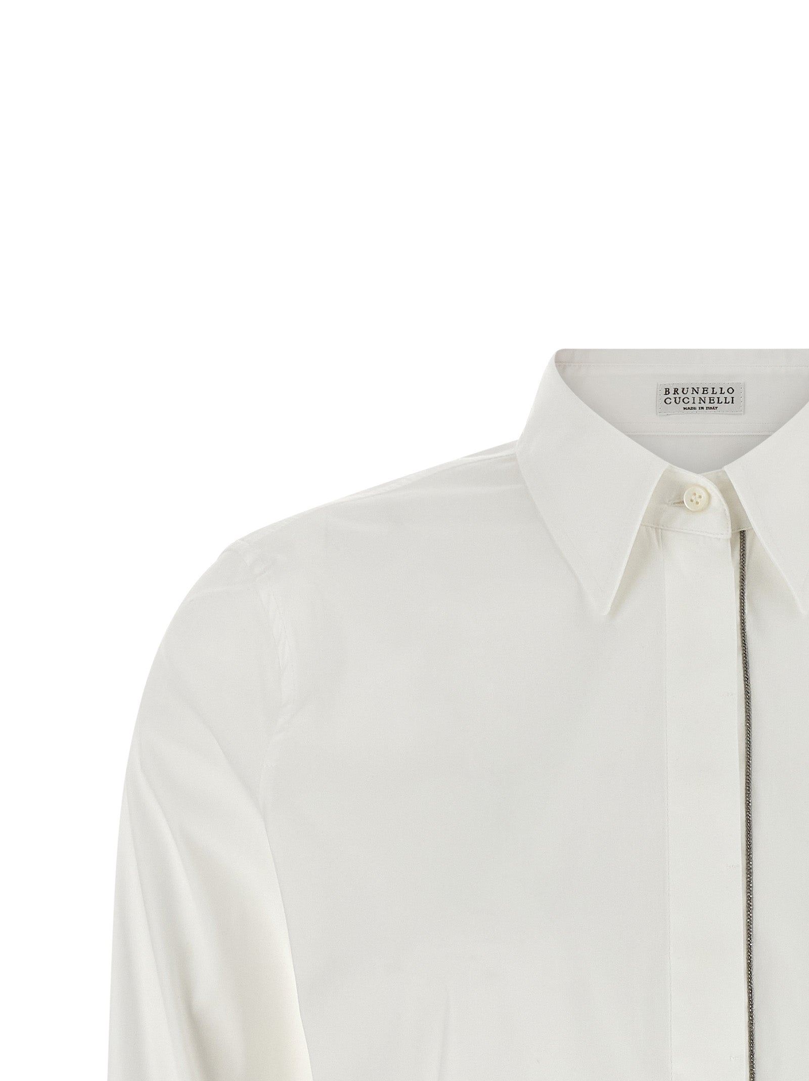 Brunello Cucinelli Women 'Shiny Trim' Shirt BRUNELLO CUCINELLI