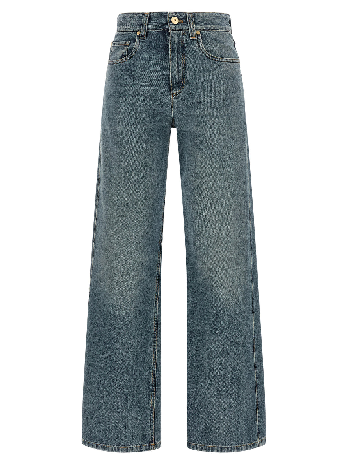 Brunello Cucinelli Women 'Contemporary Loose' Blue Jeans BRUNELLO CUCINELLI