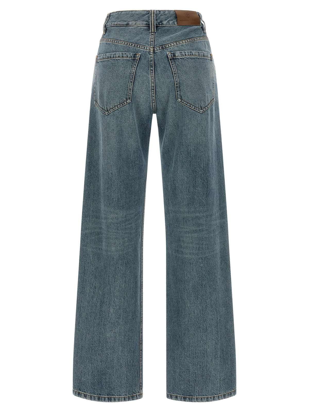 Brunello Cucinelli Women 'Contemporary Loose' Blue Jeans BRUNELLO CUCINELLI