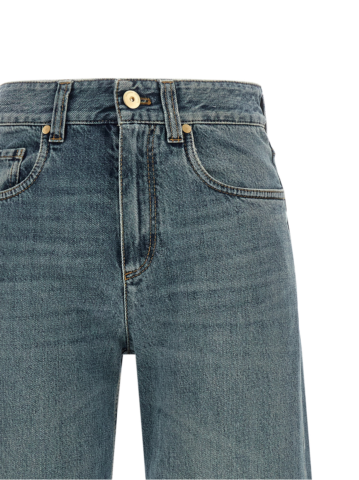 Brunello Cucinelli Women 'Contemporary Loose' Blue Jeans BRUNELLO CUCINELLI
