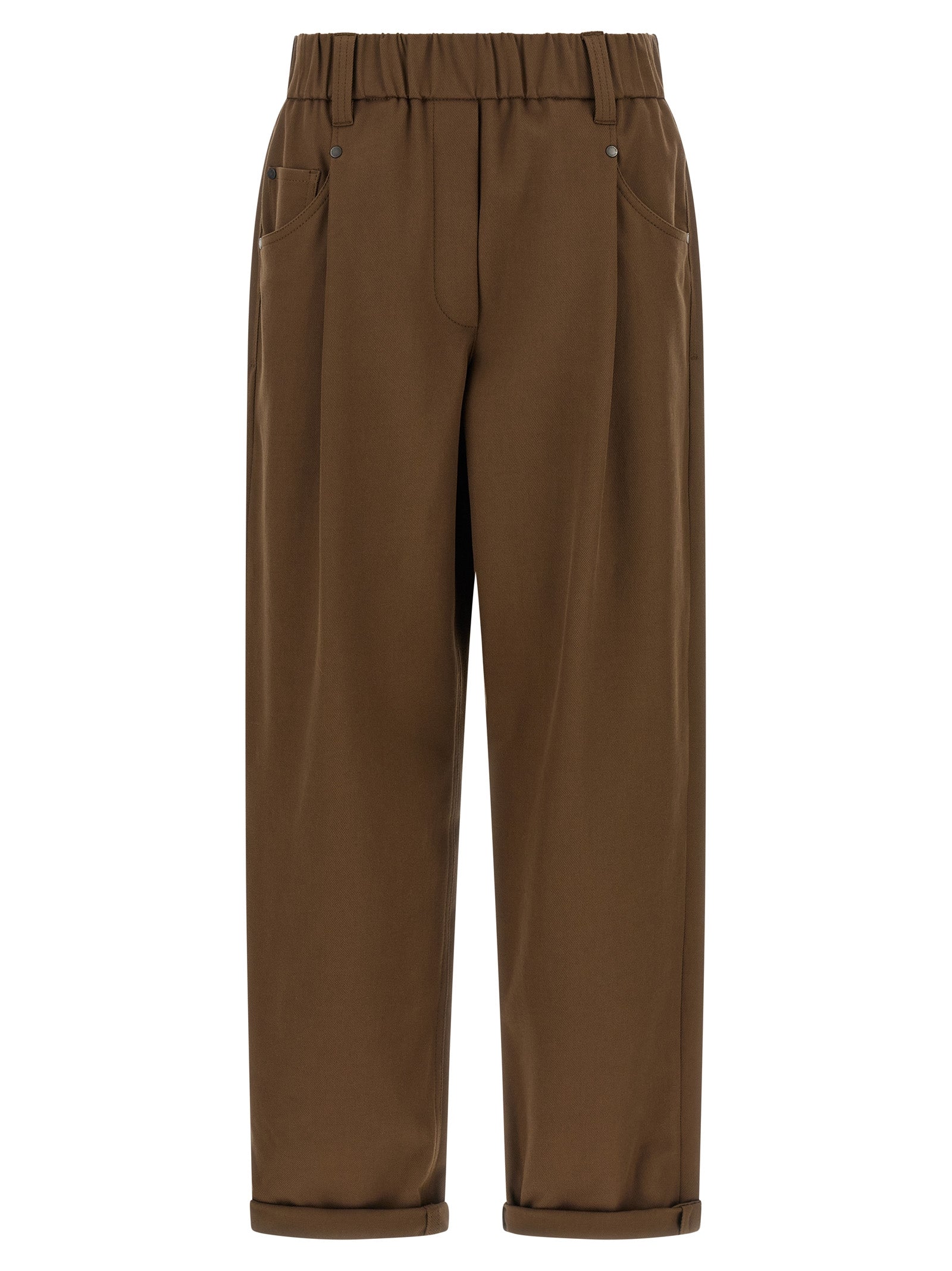 Brunello Cucinelli Women 'Baggy Pull-On' Pants BRUNELLO CUCINELLI