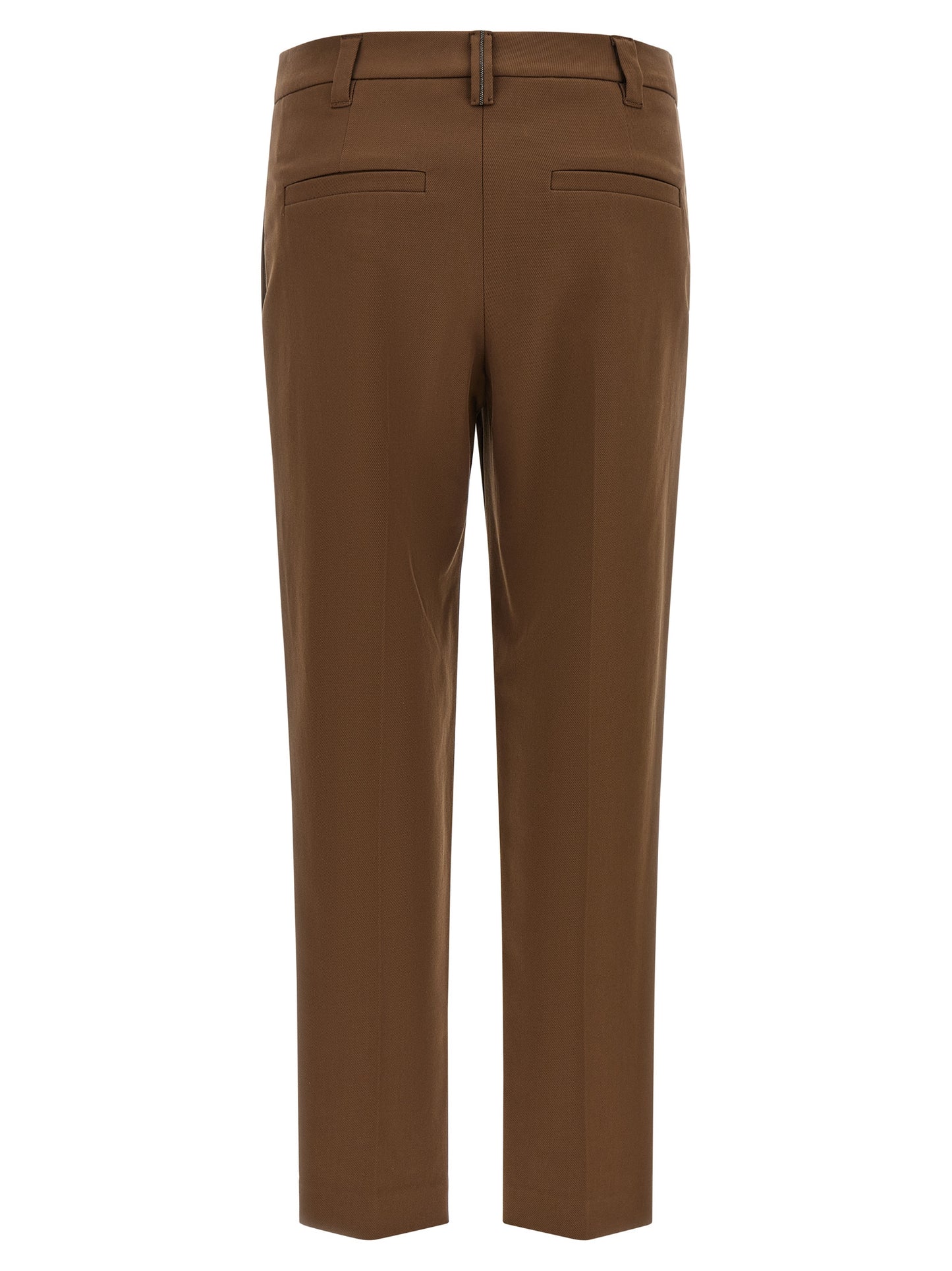 Brunello Cucinelli Women 'Monile' Cotton Pants BRUNELLO CUCINELLI