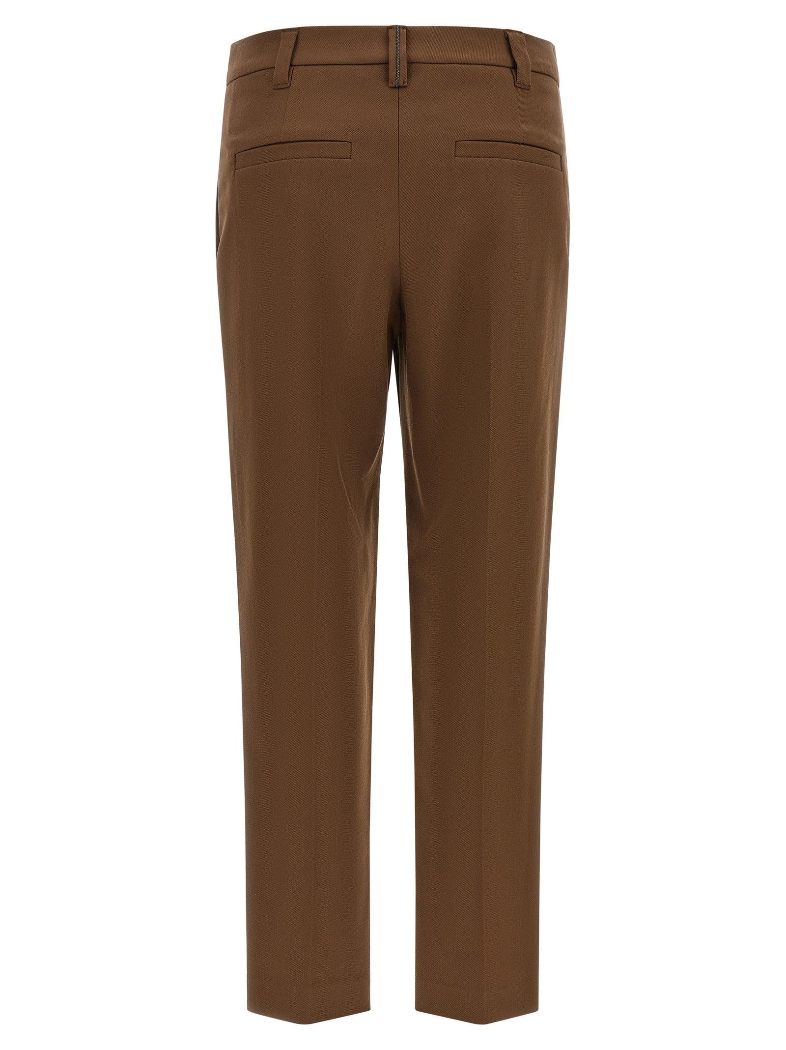 Brunello Cucinelli Women 'Monile' Cotton Pants BRUNELLO CUCINELLI