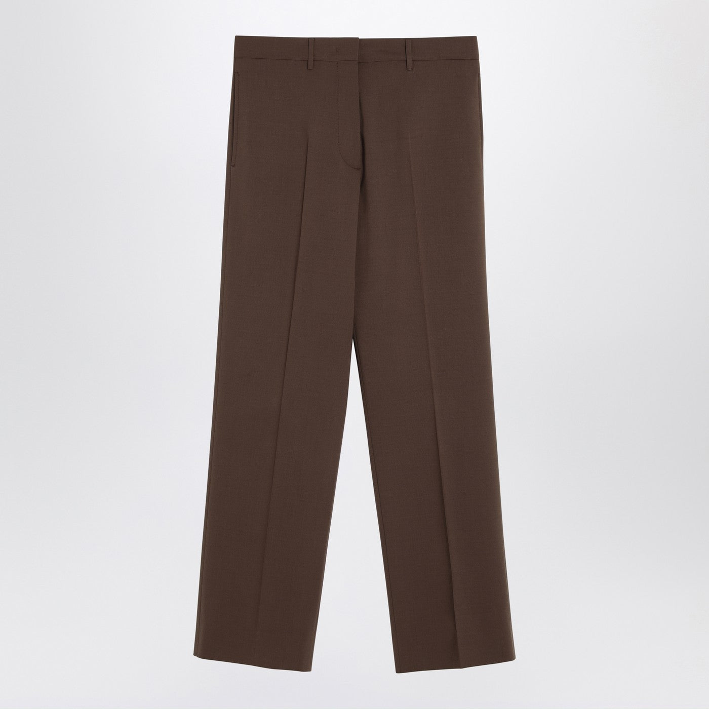 Miu Miu Brown Wool Trousers Women MIU MIU