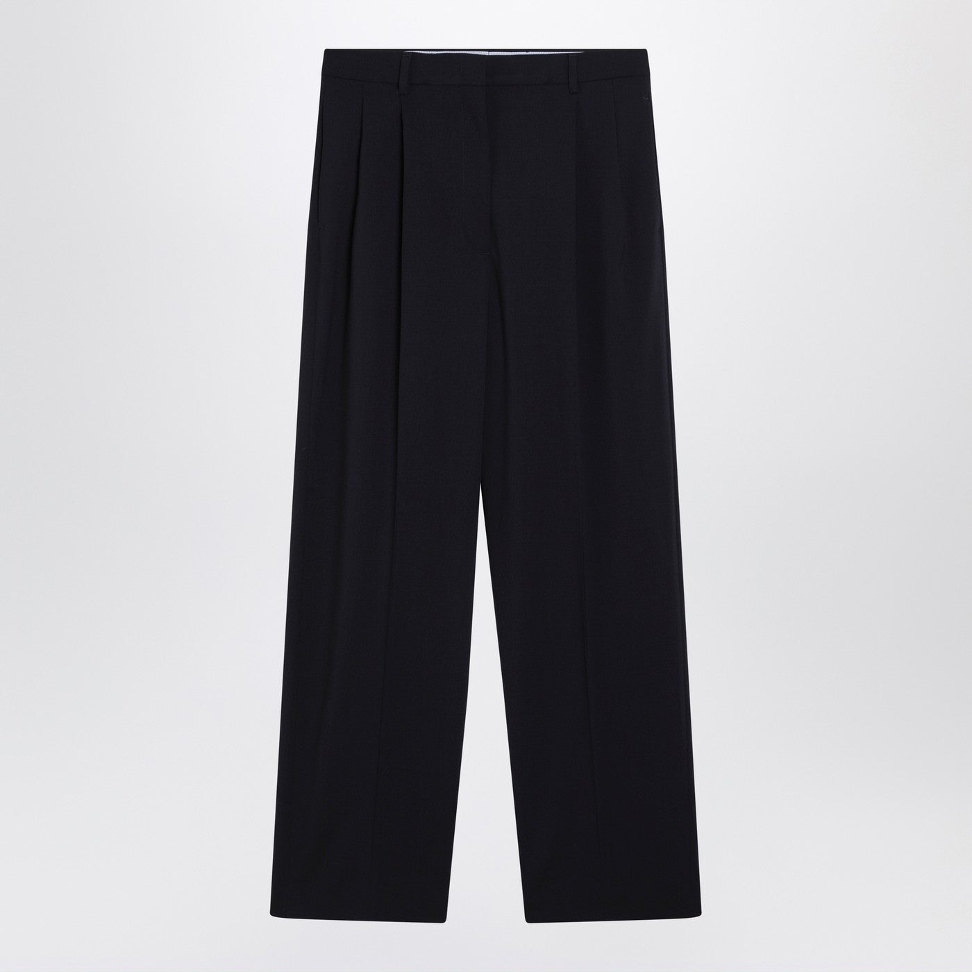 Miu Miu Blue Wool Trousers Women MIU MIU