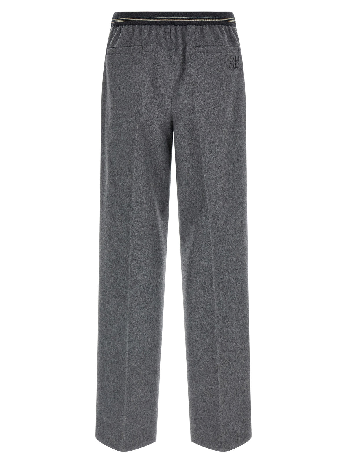 Miu Miu Women Velour Wool Pants MIU MIU