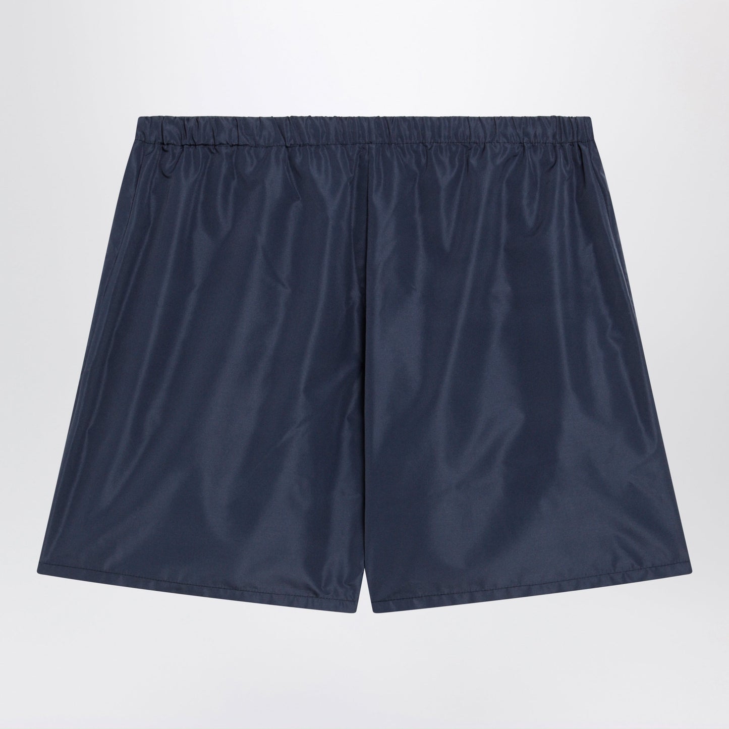 Miu Miu Tec Fabric Windproof Bermuda Shorts In Blue Women MIU MIU