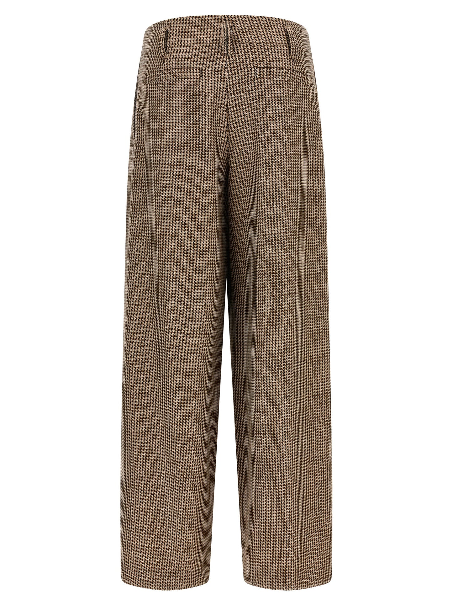 Brunello Cucinelli Women Prince Of Wales Lamé Pants BRUNELLO CUCINELLI