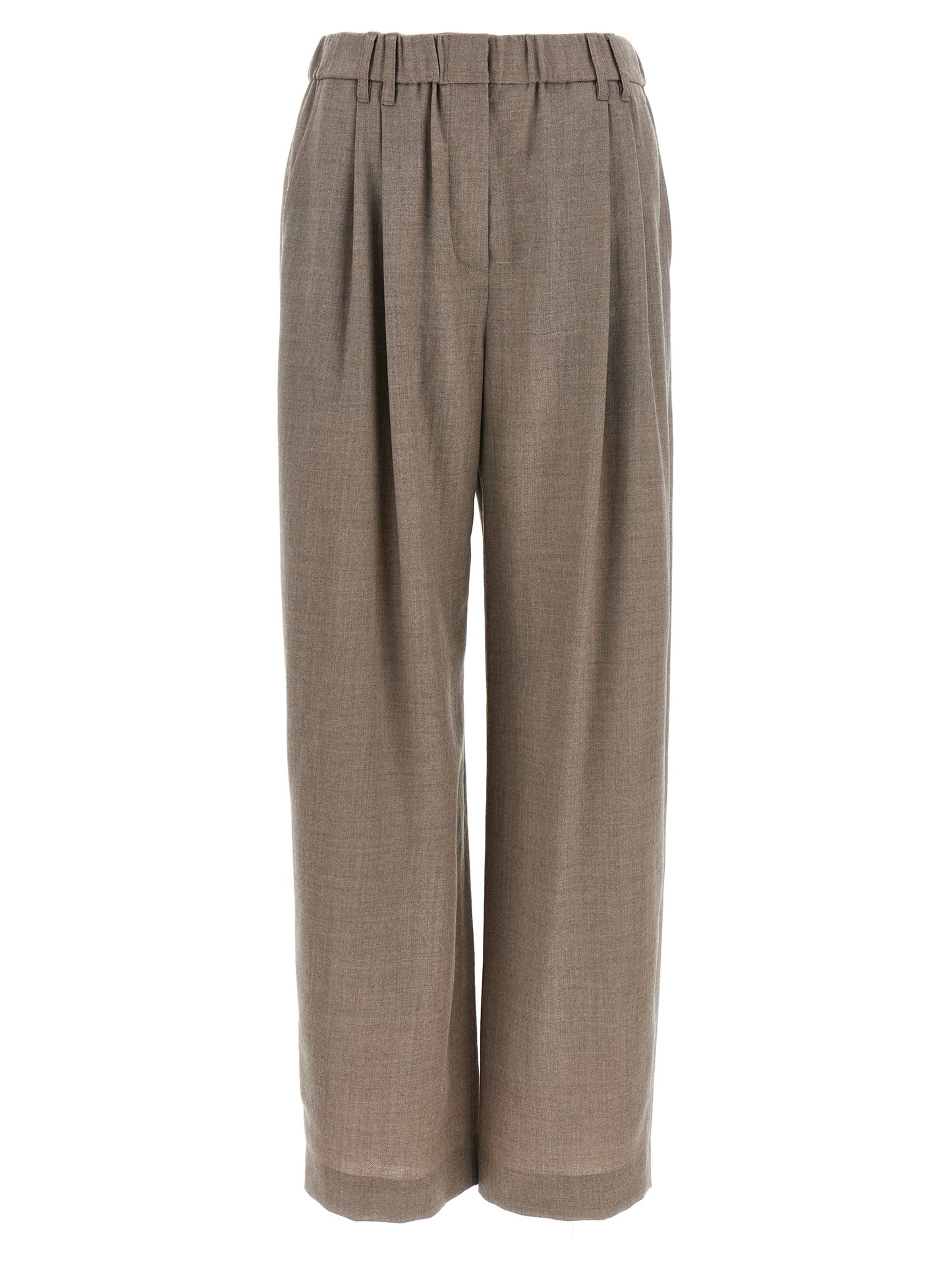 Brunello Cucinelli Women Light Pants With Pleats BRUNELLO CUCINELLI
