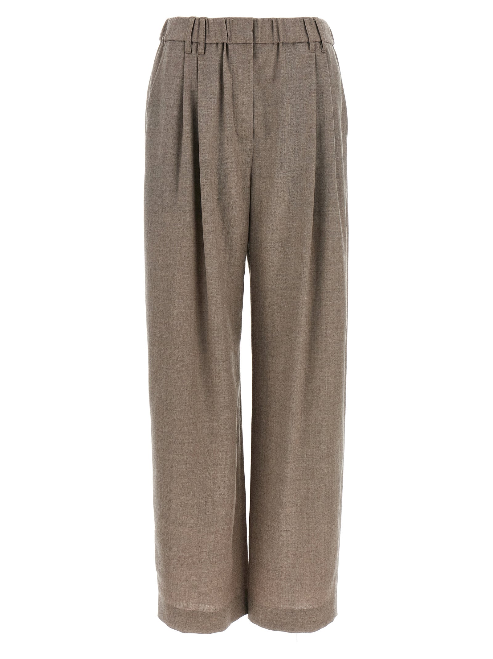 Brunello Cucinelli Women Light Pants With Pleats BRUNELLO CUCINELLI