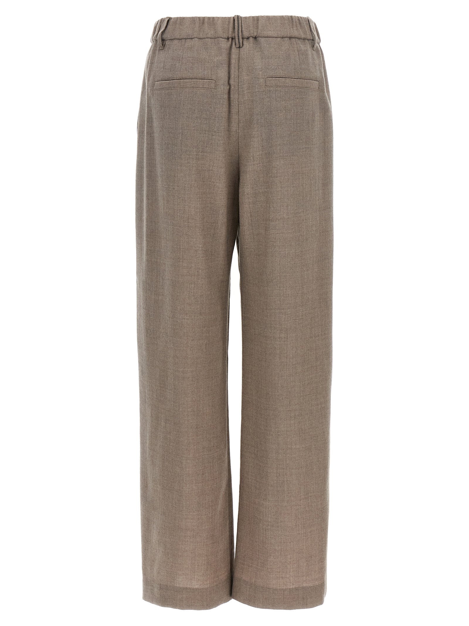 Brunello Cucinelli Women Light Pants With Pleats BRUNELLO CUCINELLI