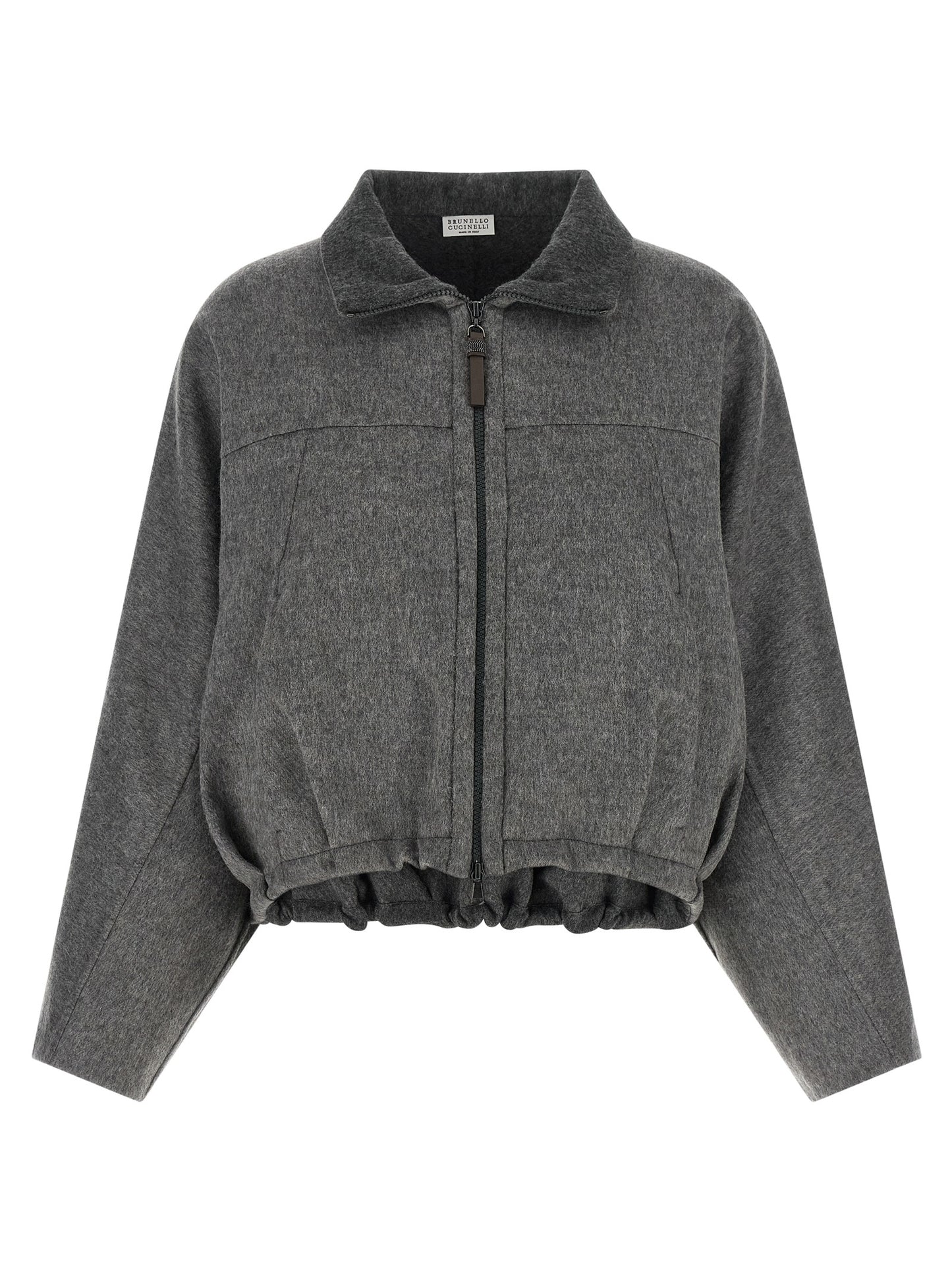 Brunello Cucinelli Women 'Shiny Zipper Pull' Jacket BRUNELLO CUCINELLI