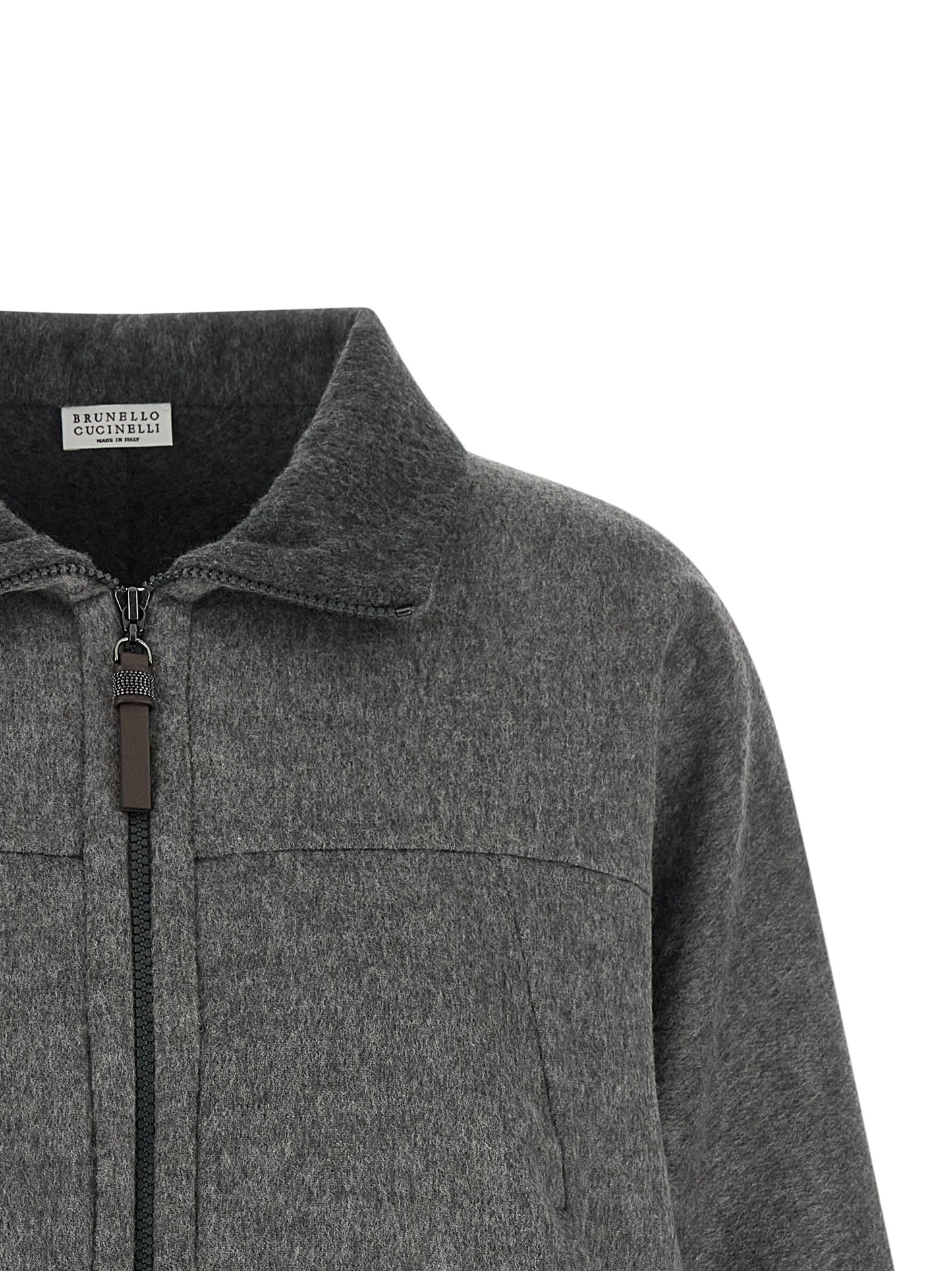 Brunello Cucinelli Women 'Shiny Zipper Pull' Jacket BRUNELLO CUCINELLI