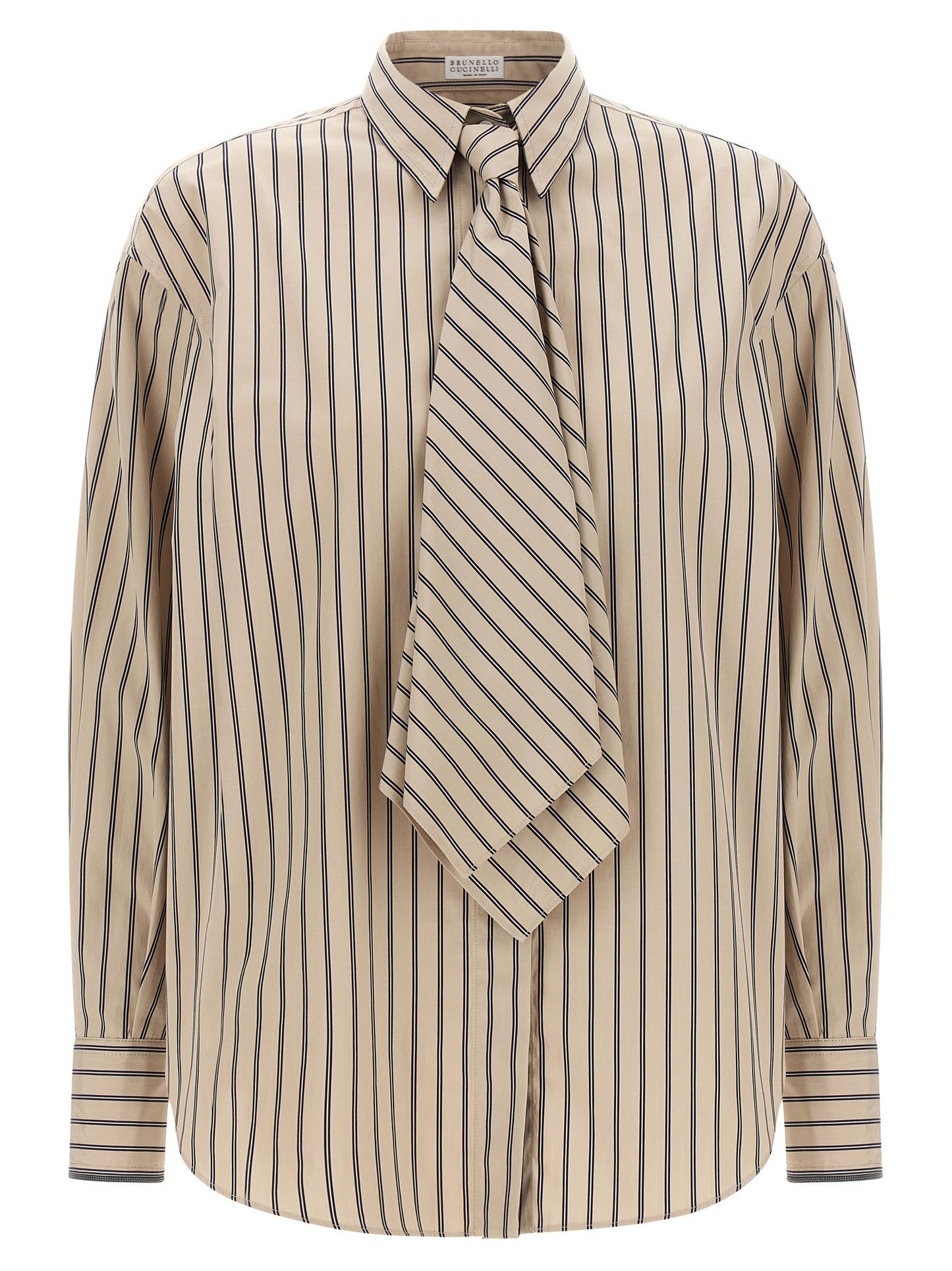 Brunello Cucinelli Women Shirt With Tie BRUNELLO CUCINELLI