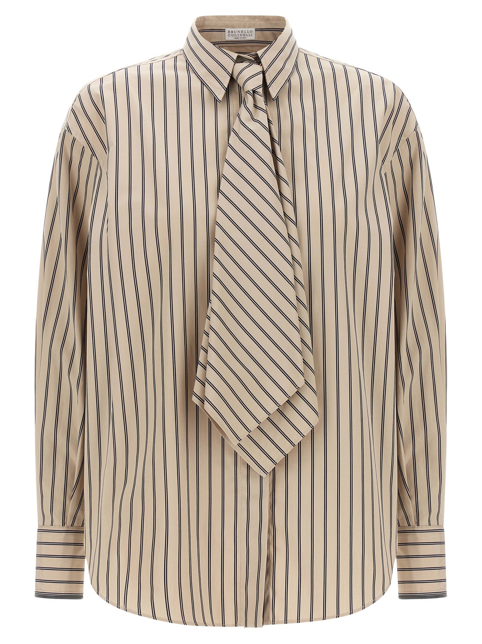 Brunello Cucinelli Women Shirt With Tie BRUNELLO CUCINELLI