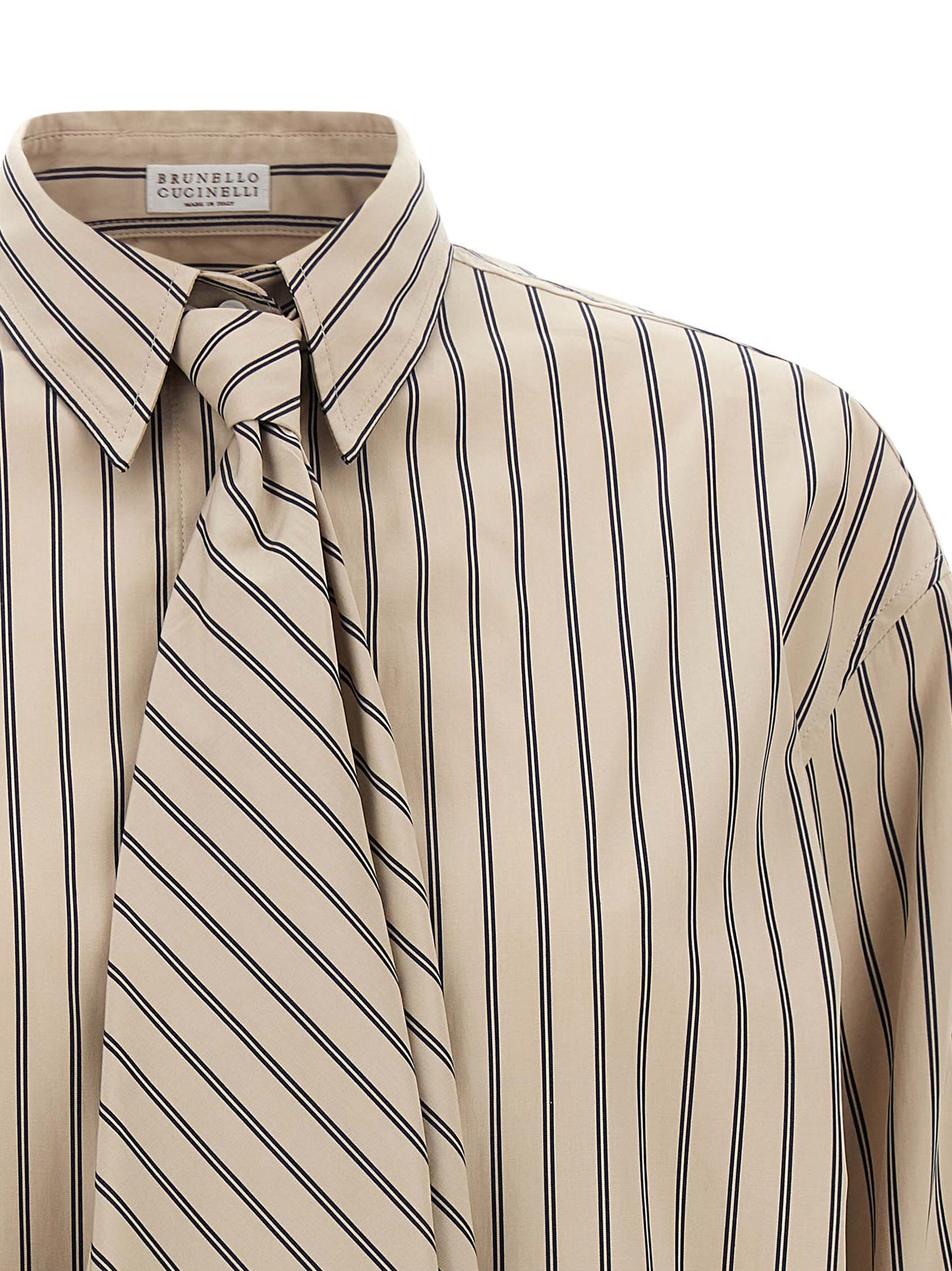 Brunello Cucinelli Women Shirt With Tie BRUNELLO CUCINELLI