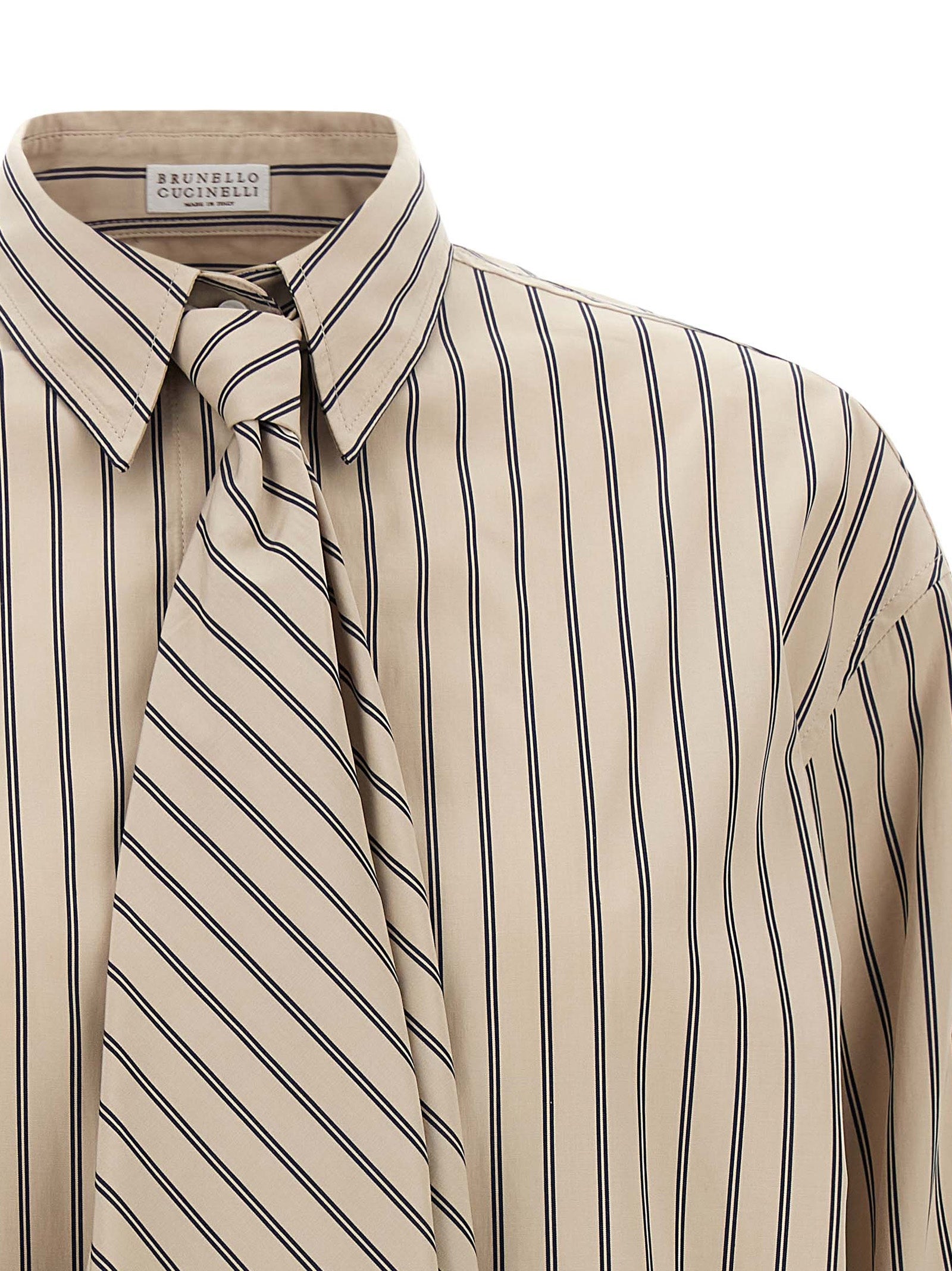 Brunello Cucinelli Women Shirt With Tie BRUNELLO CUCINELLI
