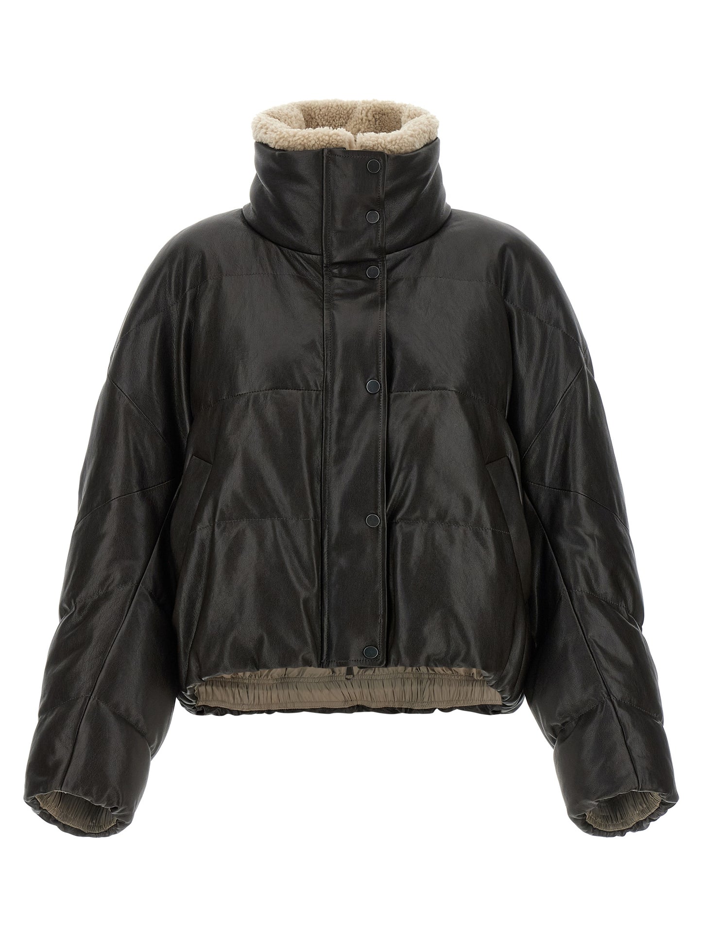 Brunello Cucinelli Women Padded Leather Jacket BRUNELLO CUCINELLI
