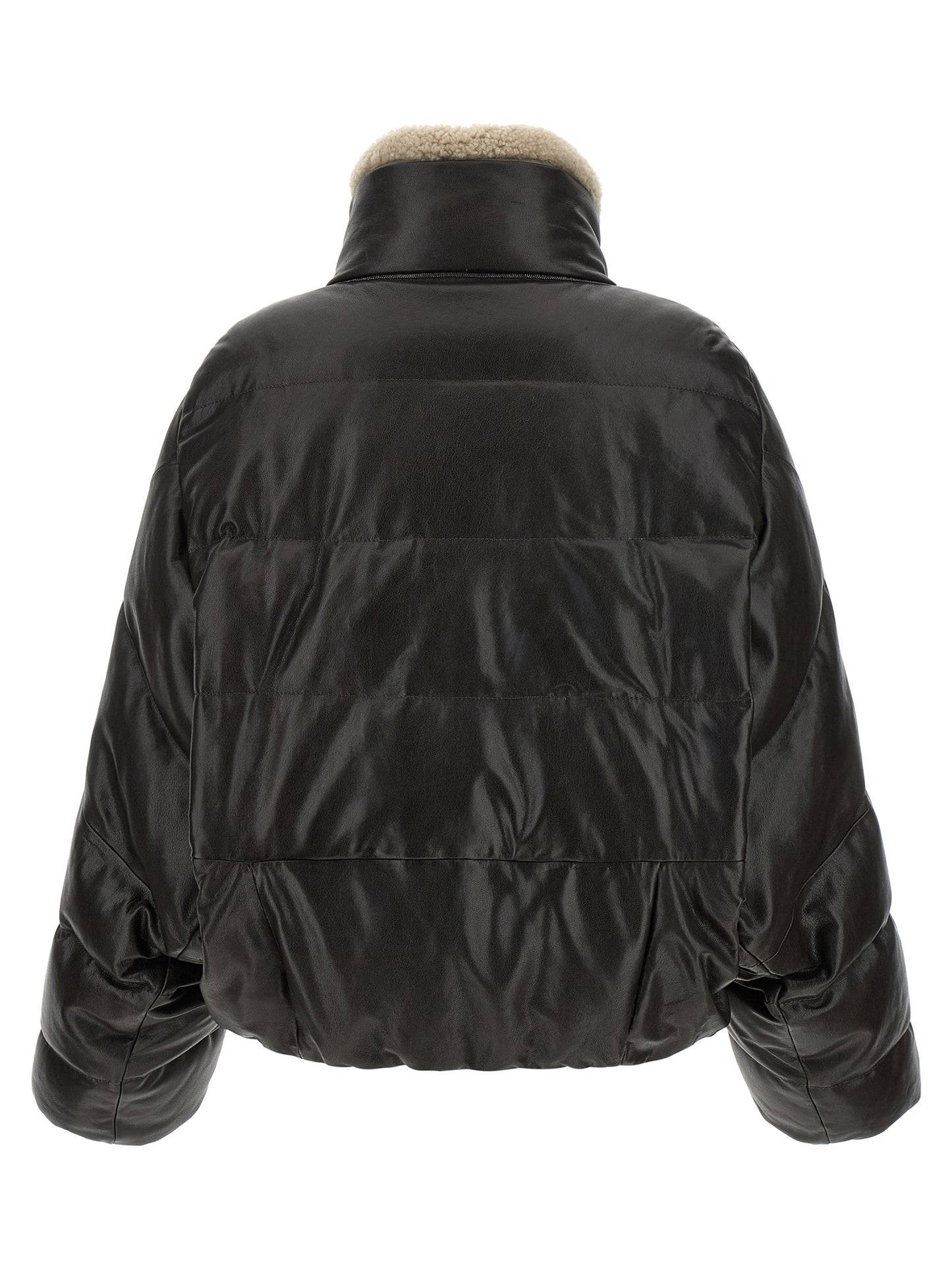 Brunello Cucinelli Women Padded Leather Jacket BRUNELLO CUCINELLI