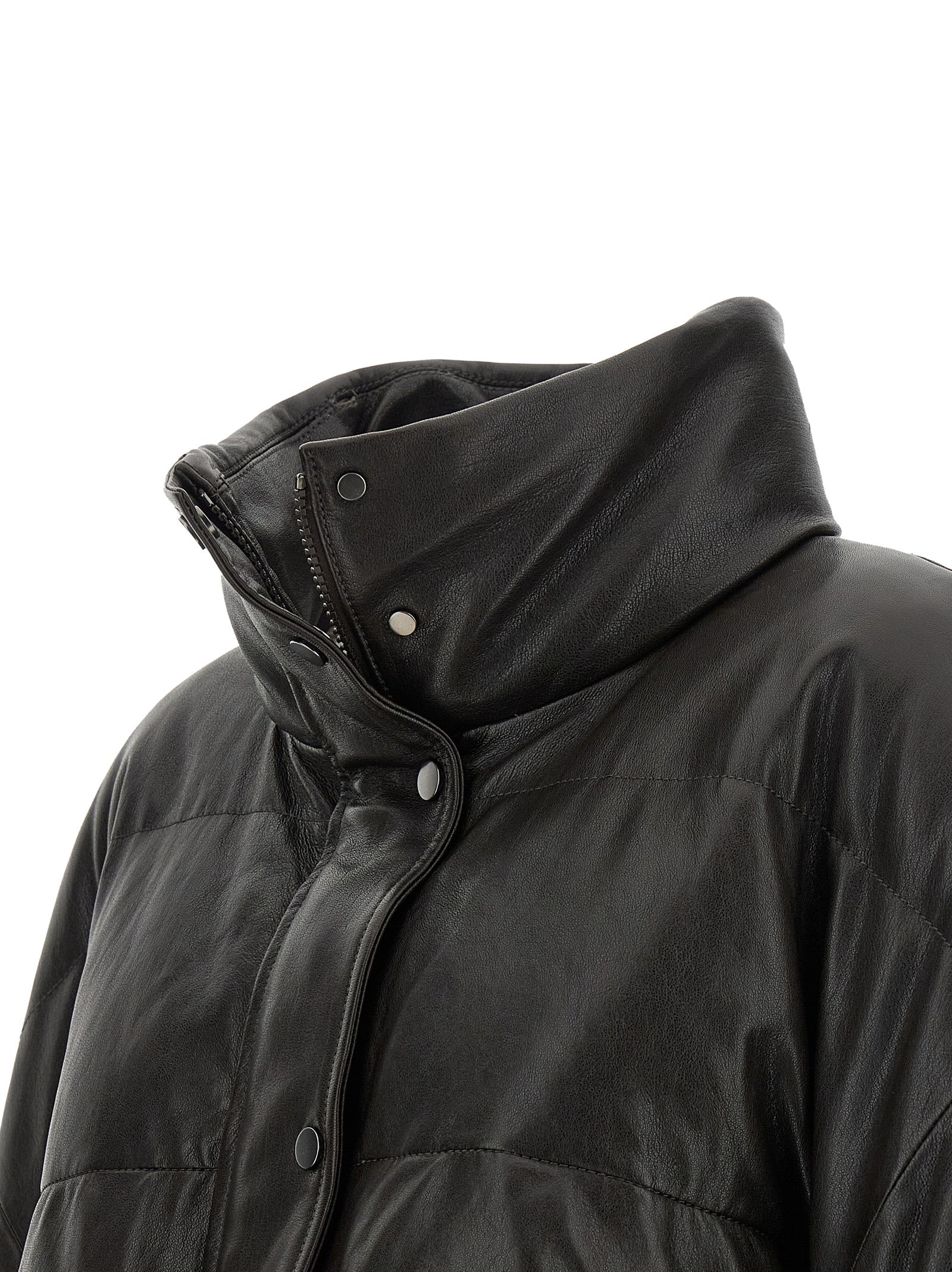 Brunello Cucinelli Women Padded Leather Jacket BRUNELLO CUCINELLI