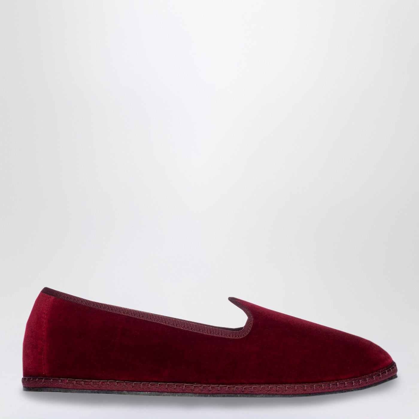 Vibi Venezia Friulane In Burgundy Velvet Men ViBi VENEZiA
