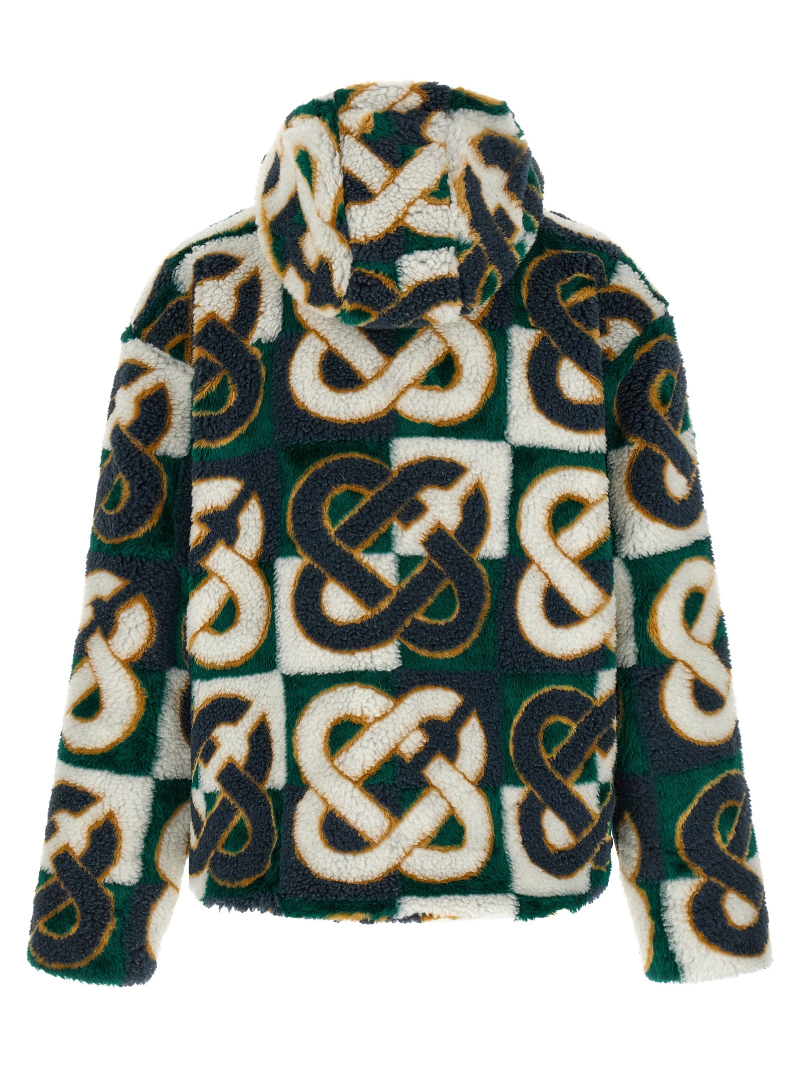 Casablanca Men 'Monogram' Intarsia Fleece Jacket CASABLANCA