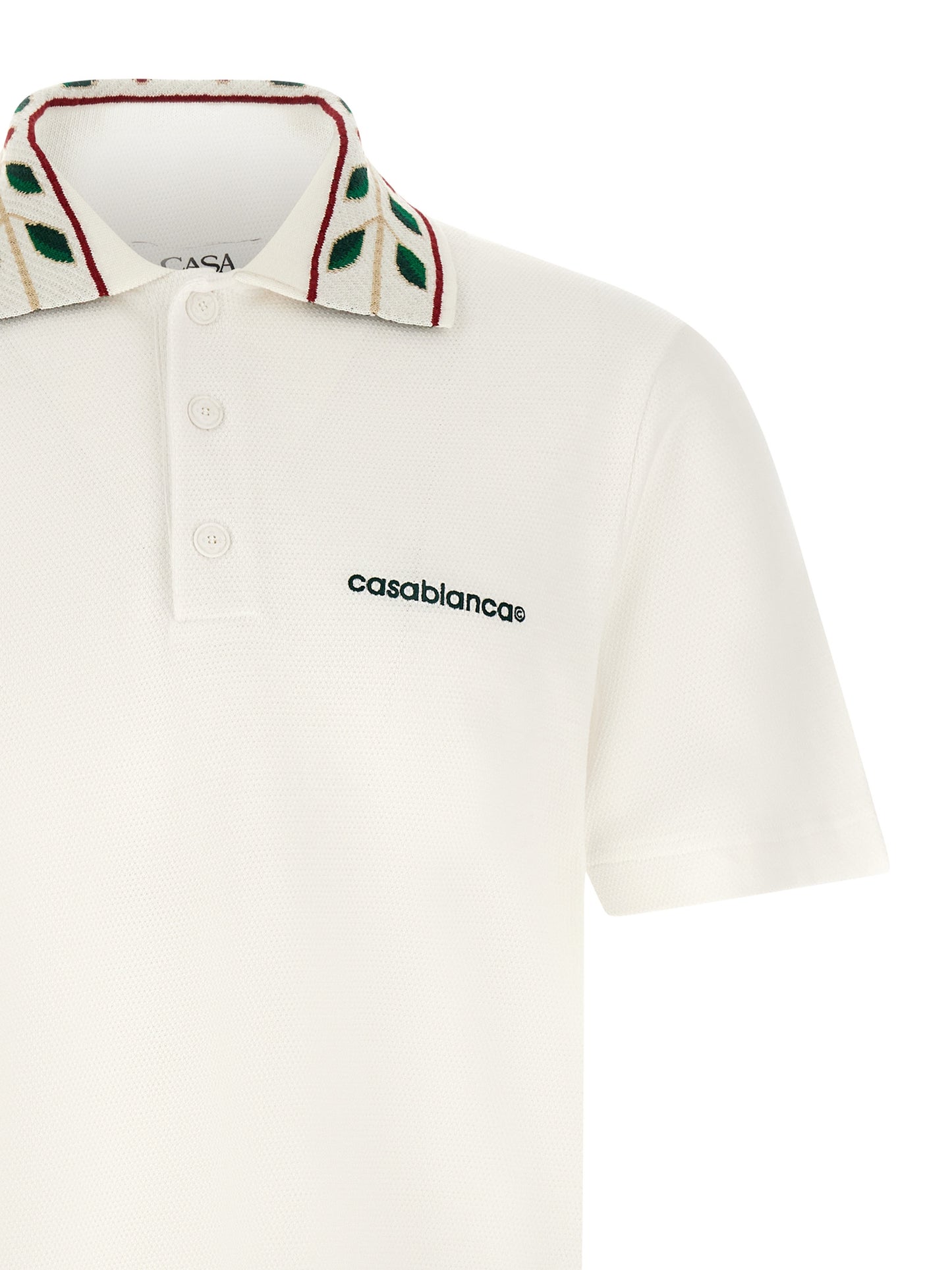 Casablanca Men 'Laurel' Polo Shirt CASABLANCA