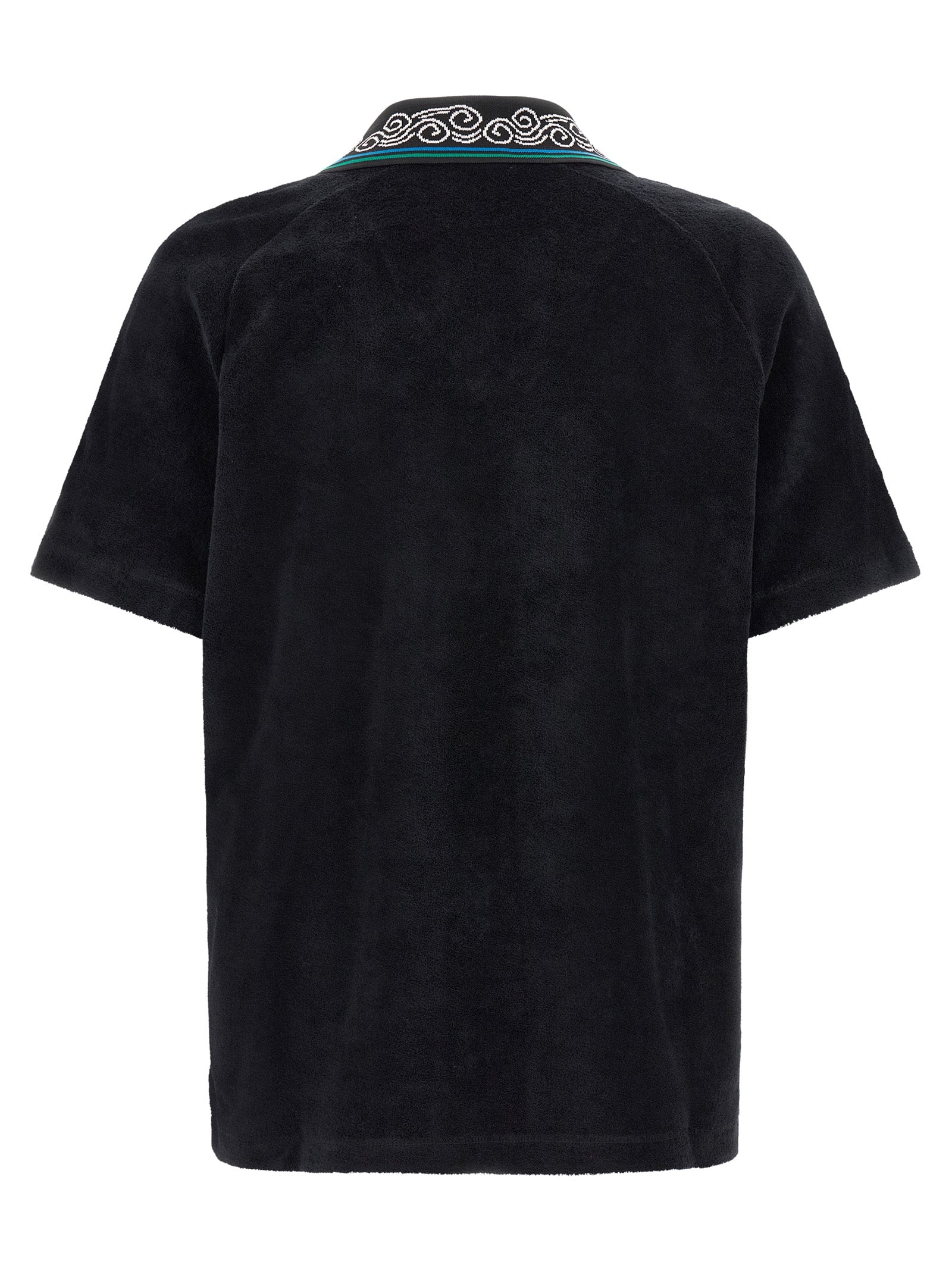 Casablanca Men 'Towelling' Jacquard Polo Shirt CASABLANCA