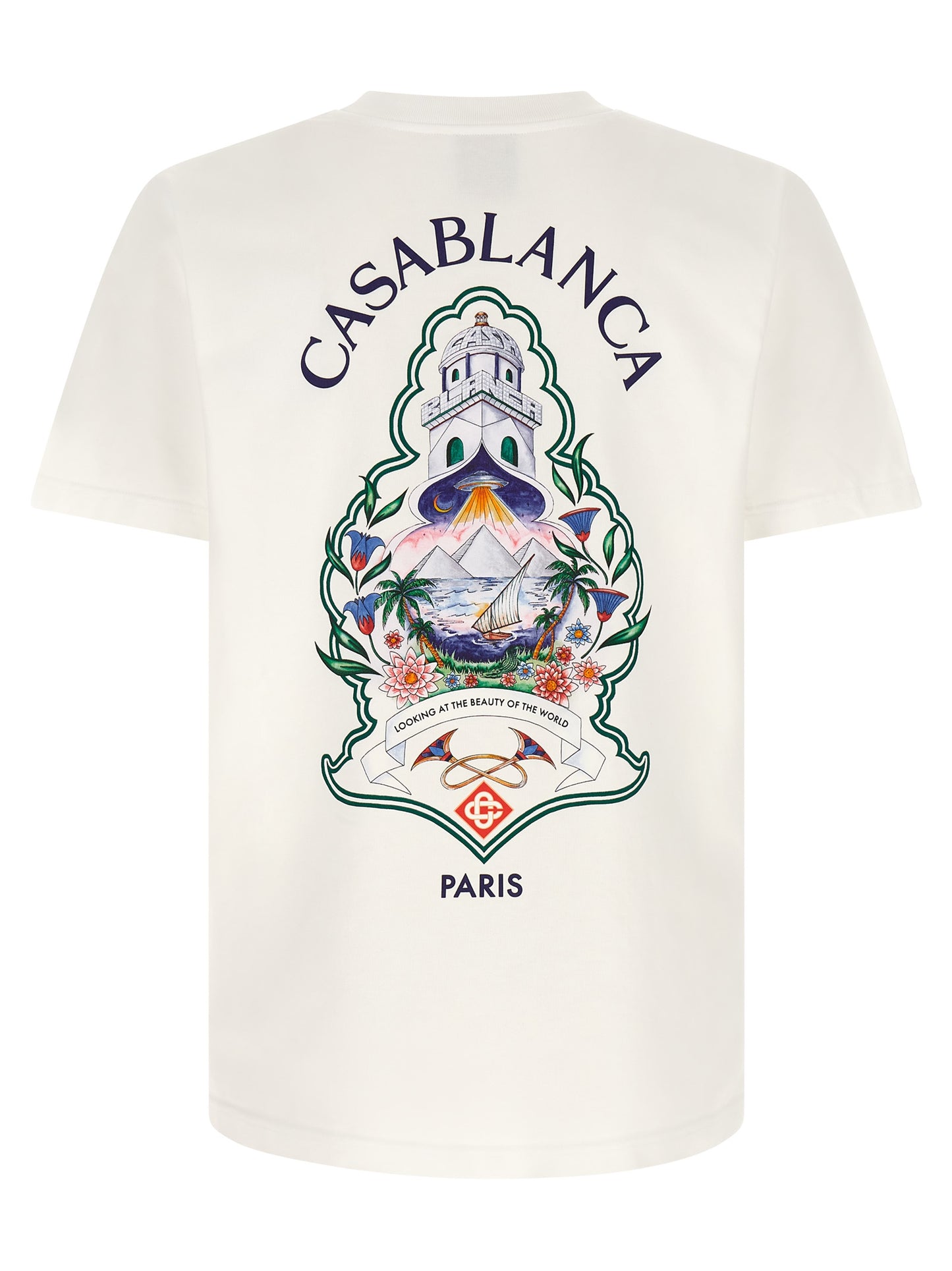 Casablanca Men 'Hotel Emblem' Print T-Shirt CASABLANCA