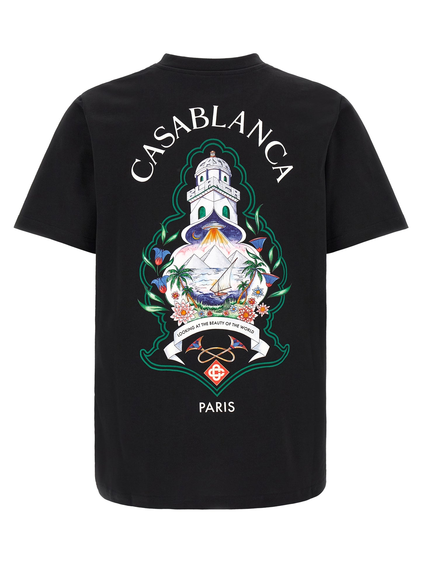 Casablanca Men T-Shirt With 'Hotel Emblem' Print CASABLANCA