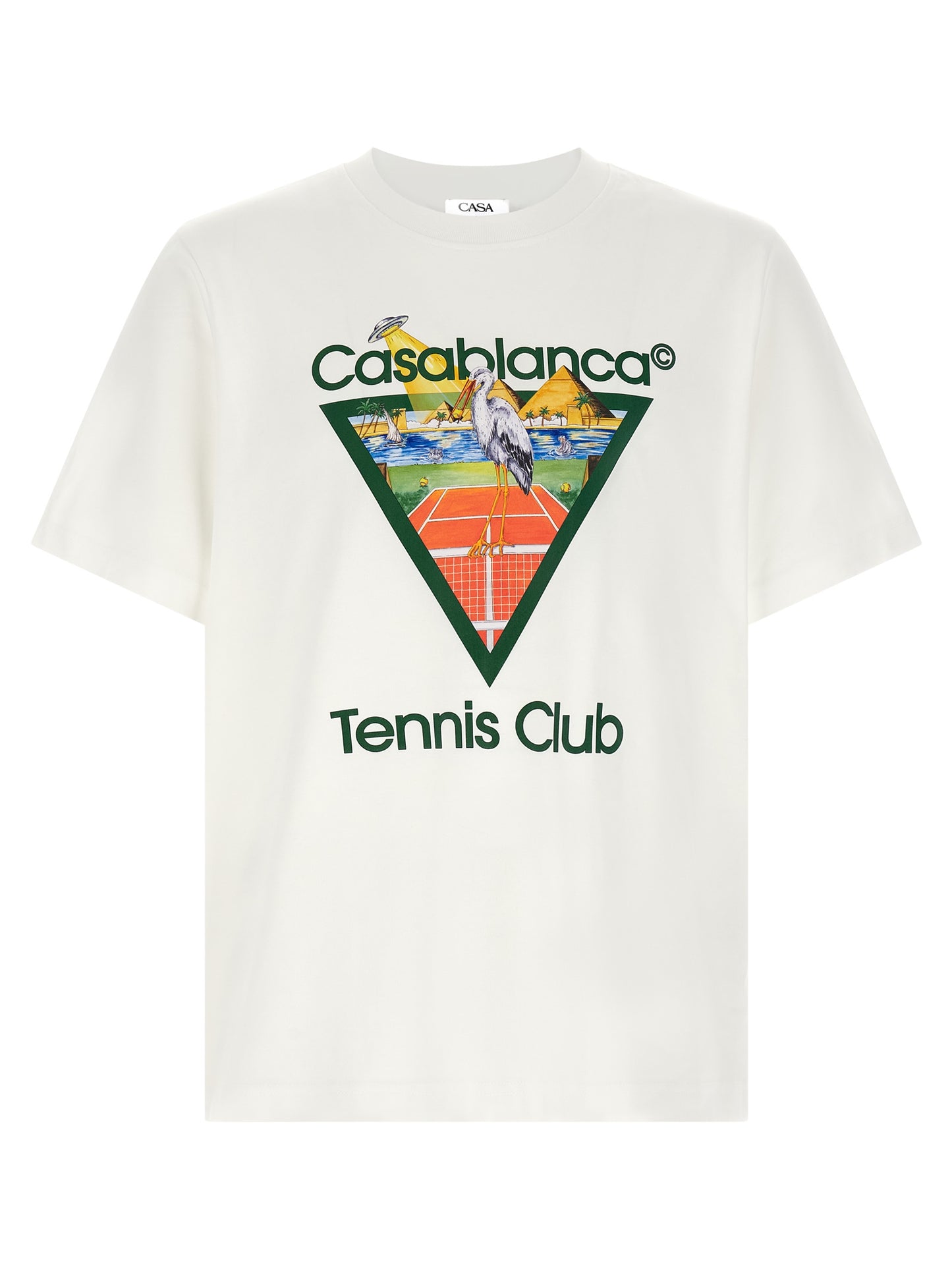 Casablanca Men 'Tennis Club' Front Print T-Shirt CASABLANCA